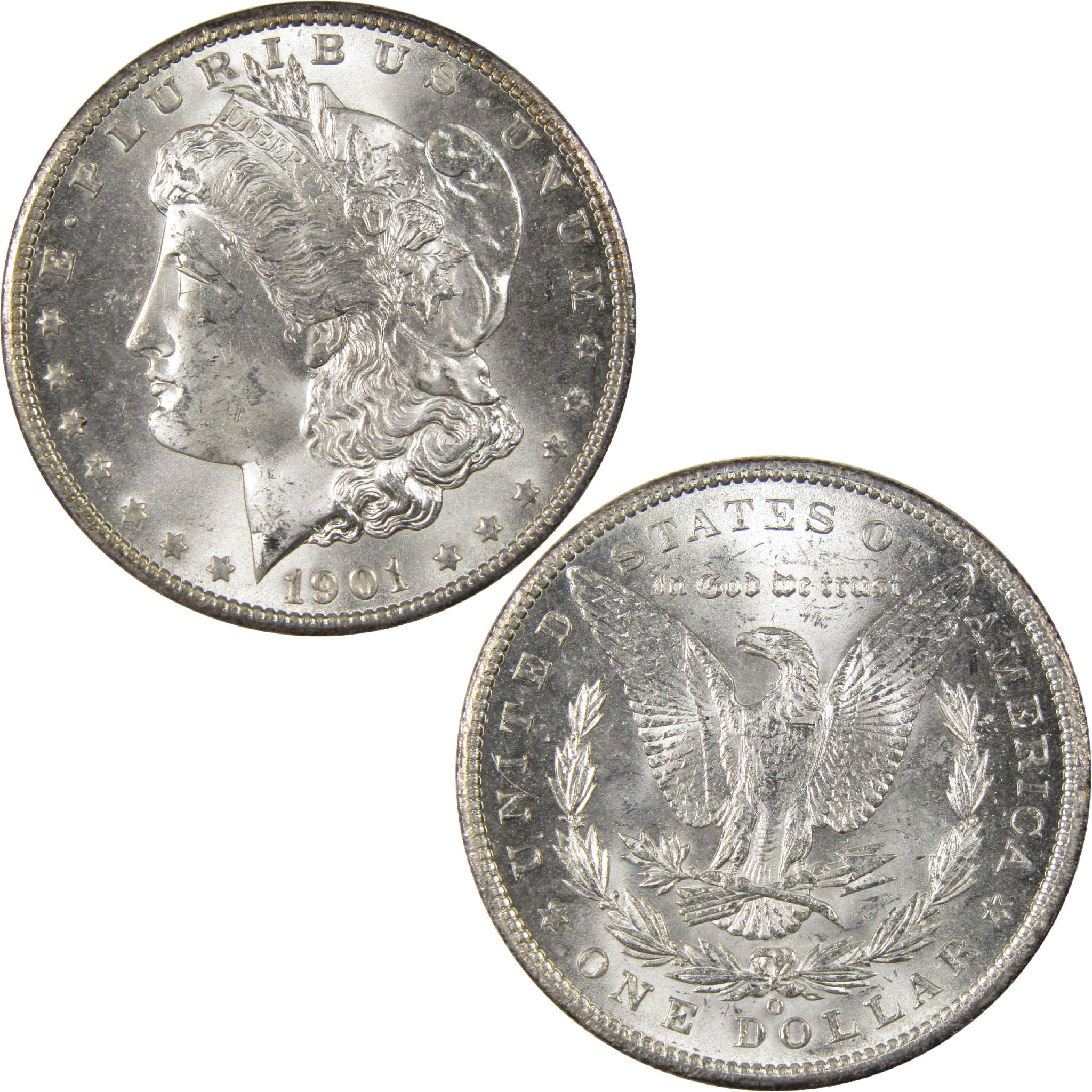 1901 O Morgan Dollar Uncirculated Silver $1 Coin - Morgan coin - Morgan silver dollar - Morgan silver dollar for sale - Profile Coins &amp; Collectibles