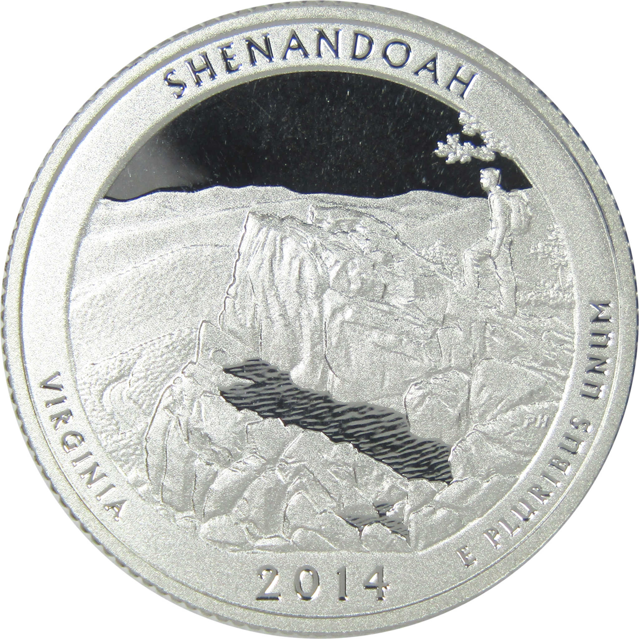 2014 S Shenandoah National Park Quarter Choice Proof Silver 25c Coin