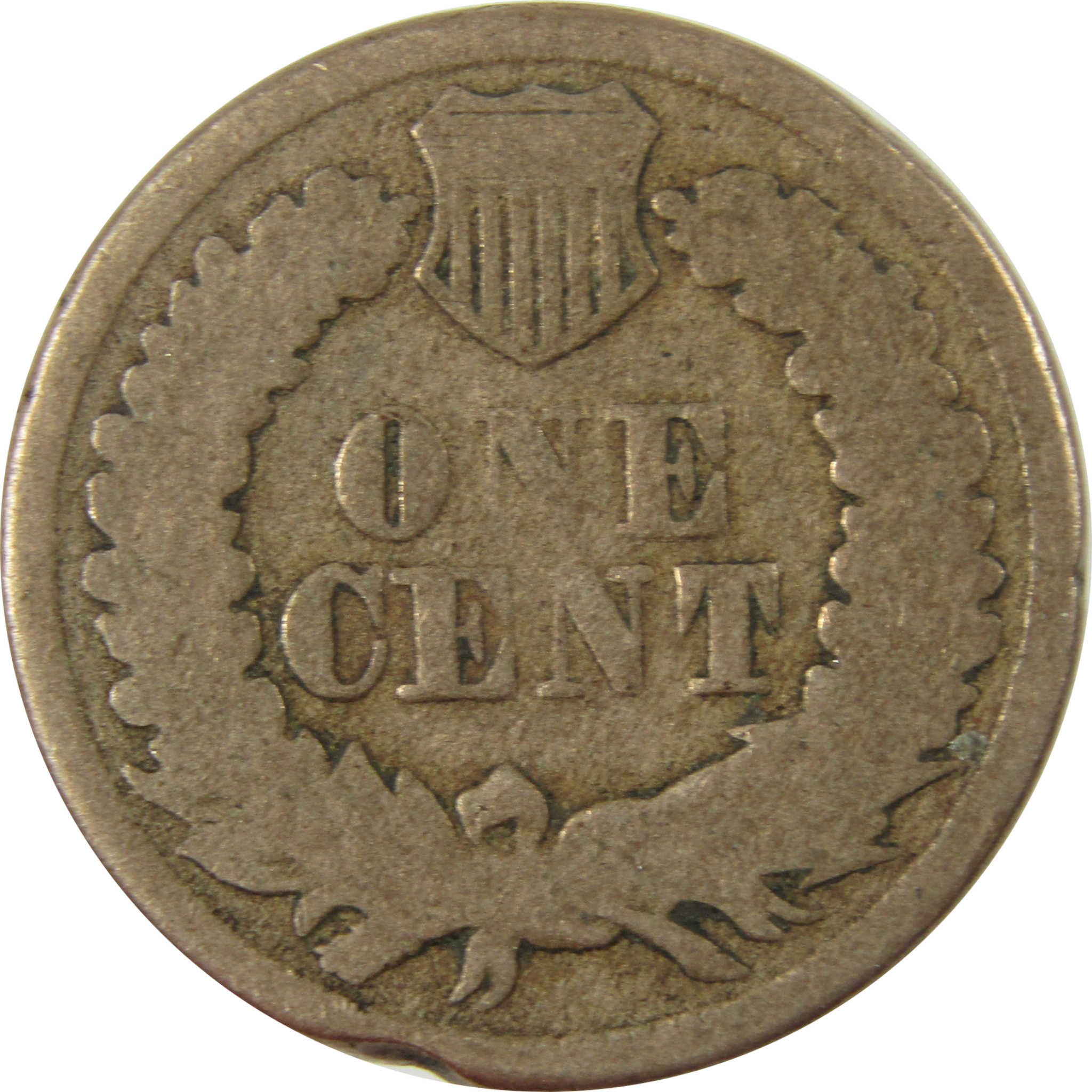1864 Indian Head Copper-Nickel Cent G Good Details Penny SKU:CP1219