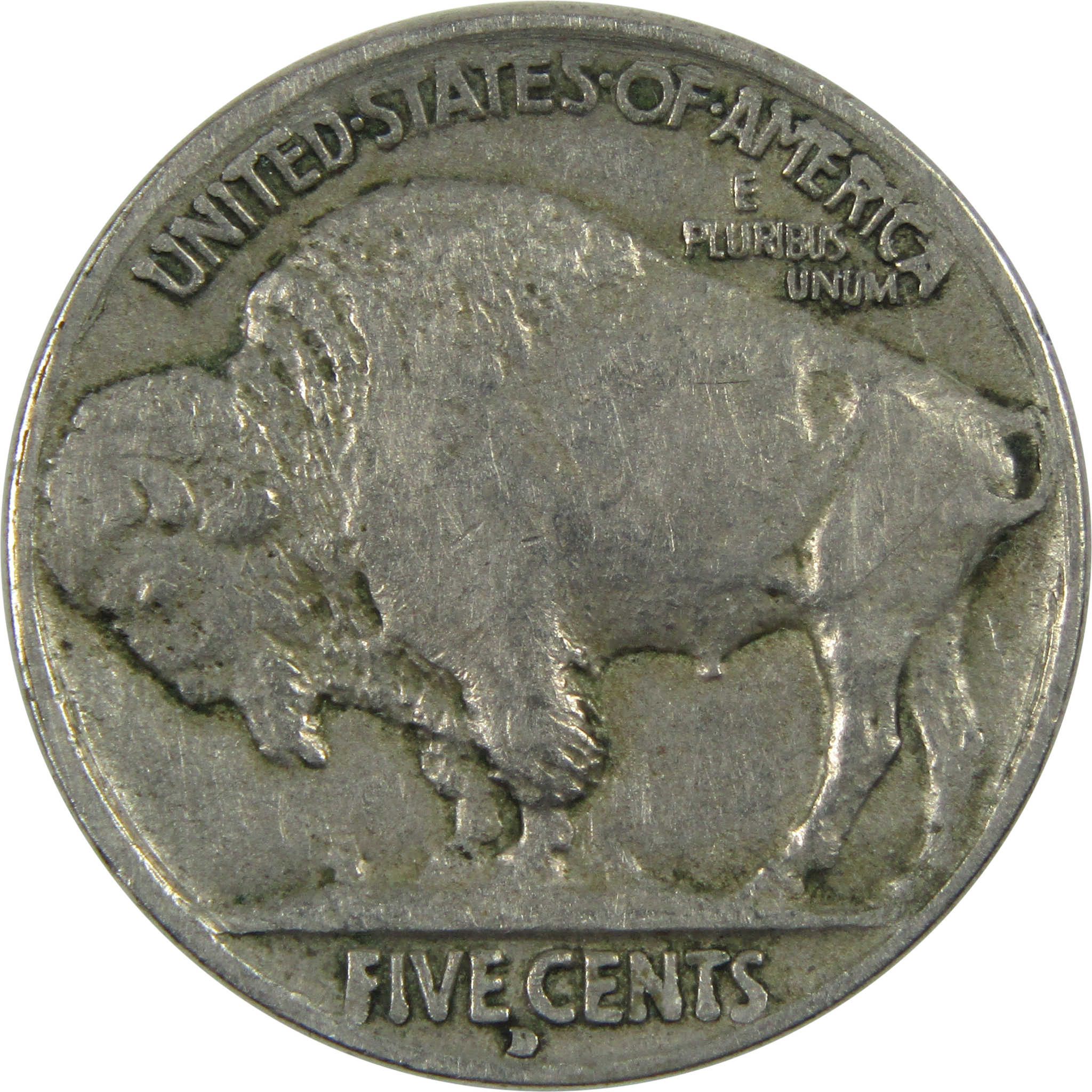 1916 D Indian Head Buffalo Nickel XF EF Extremely Fine 5c SKU:I14780