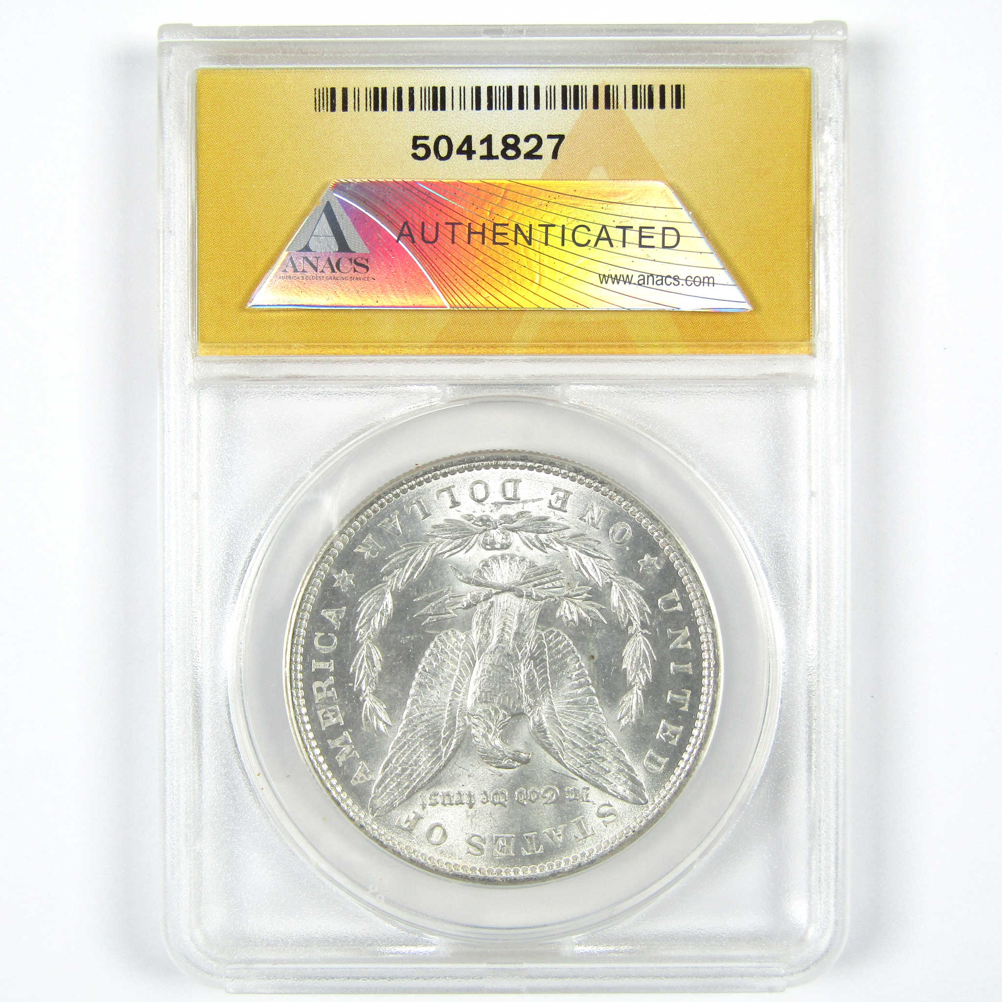 1886 Morgan Dollar MS 60 ANACS Silver $1 Uncirculated Coin SKU:I15033 - Morgan coin - Morgan silver dollar - Morgan silver dollar for sale - Profile Coins &amp; Collectibles