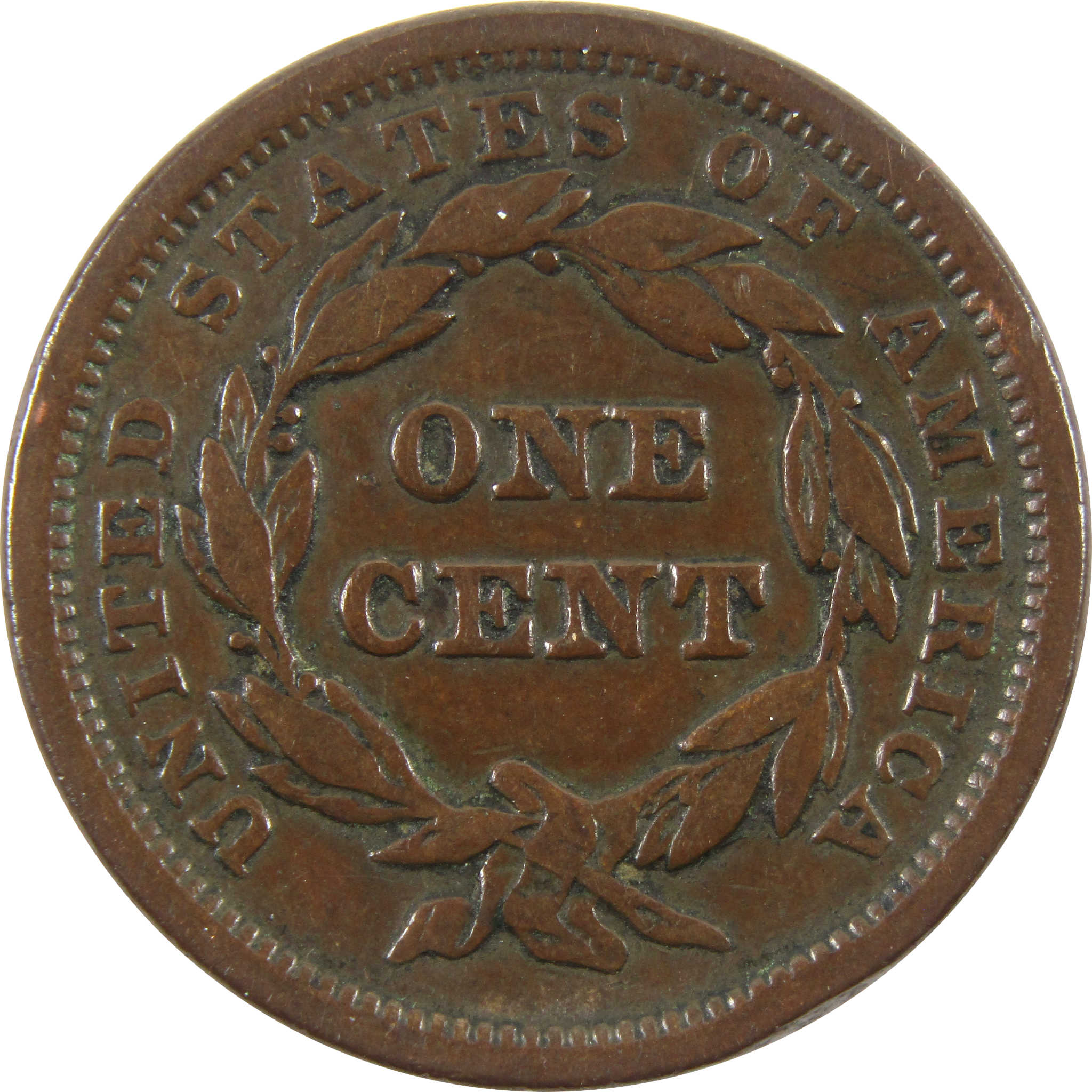 1841 Braided Hair Large Cent VF Very Fine Copper Penny 1c SKU:I10950