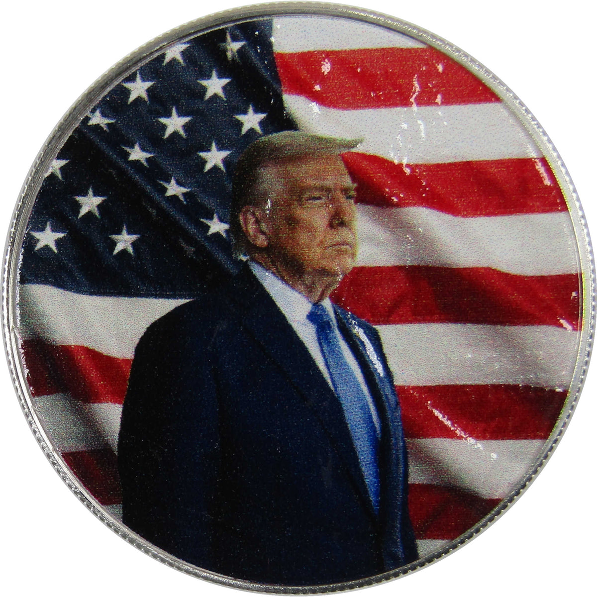 2025 President Donald J. Trump Colorized American Silver Eagle $1 Coin