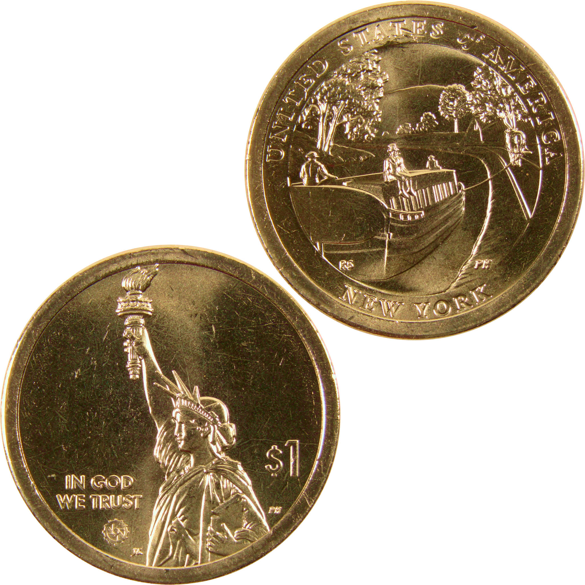 2021 P Erie Canal American Innovation Dollar BU Uncirculated $1 Coin