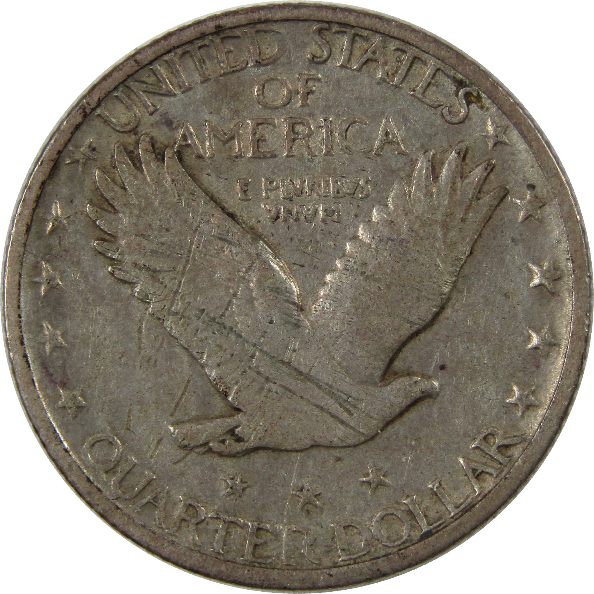 1917 S Type 2 Standing Liberty Quarter F Fine Details SKU:I23720