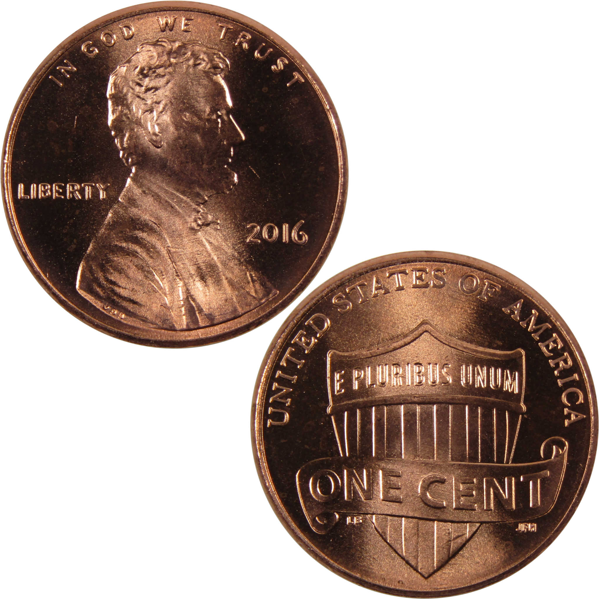 2016 Lincoln Shield Cent BU Uncirculated Penny 1c Coin