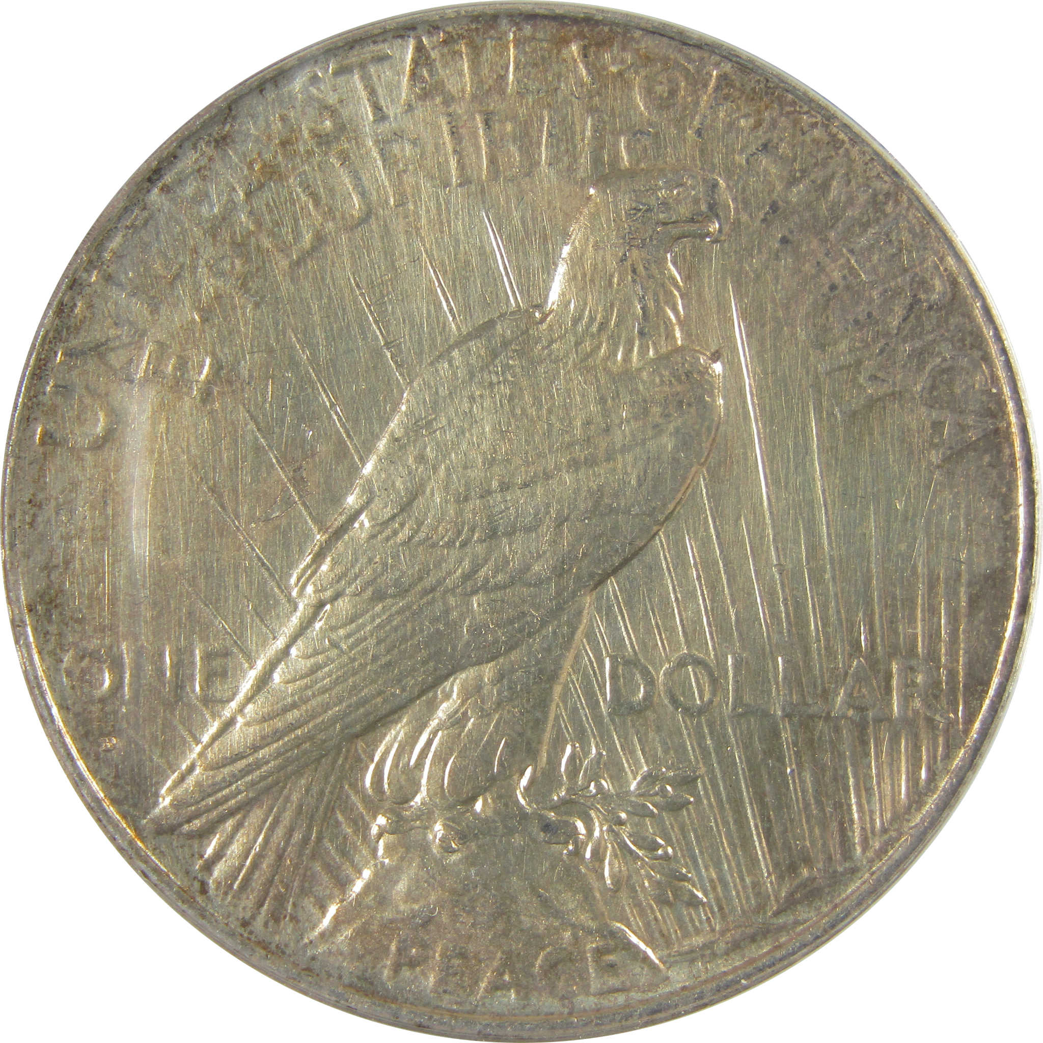 1934 D Peace Dollar AU 53 Details ANACS Silver $1 Coin SKU:I21599