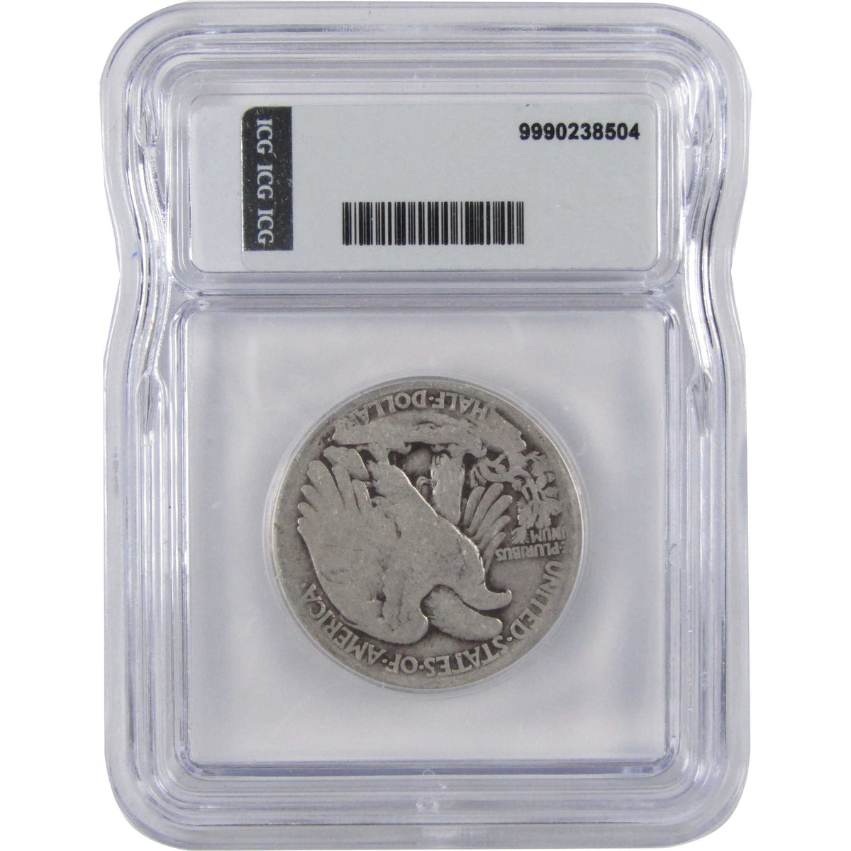 1916 D Obverse Liberty Walking Silver Half Dollar G 4 ICG SKU:I29076