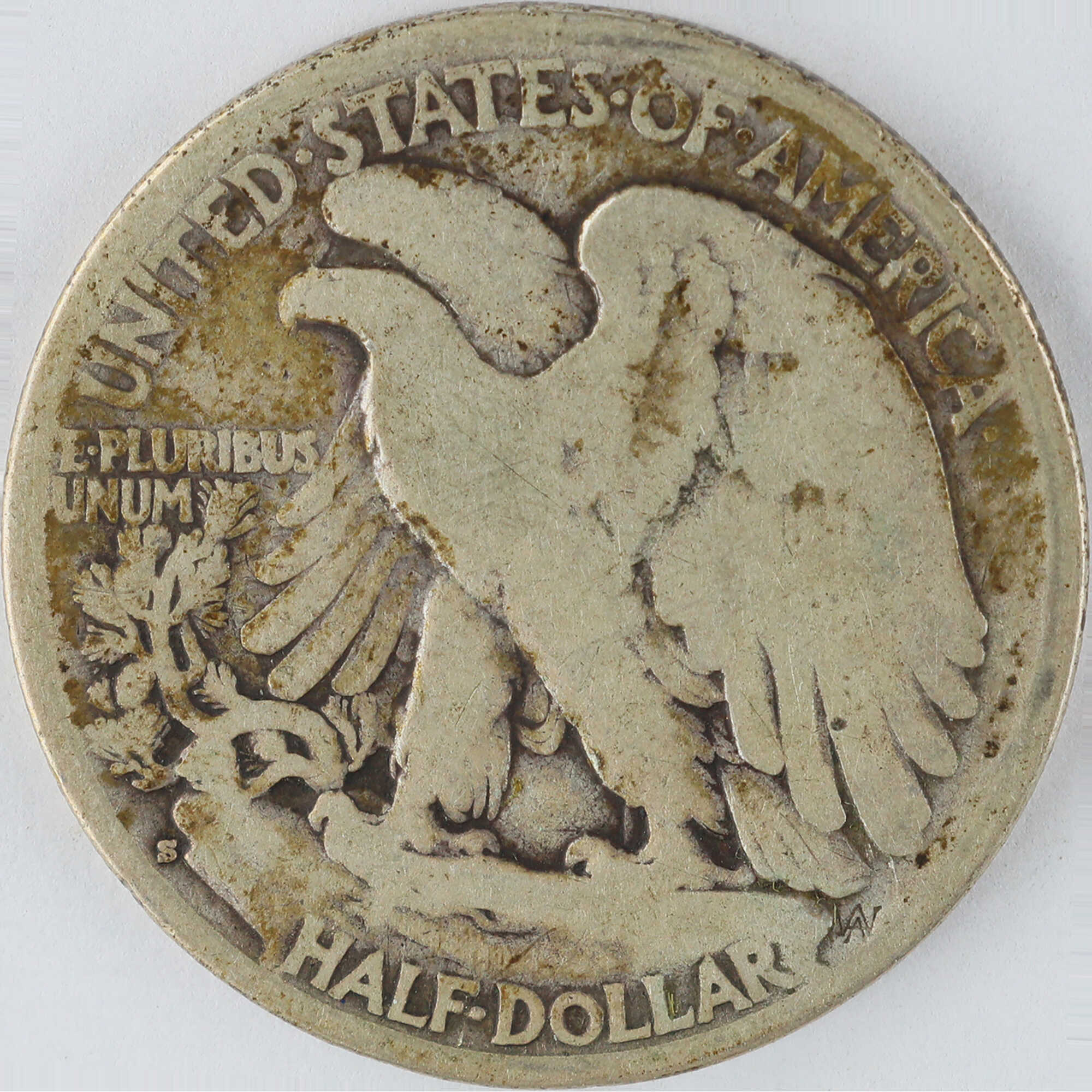 1927 S Liberty Walking Half Dollar AG About Good Silver 50c SKU:I12016