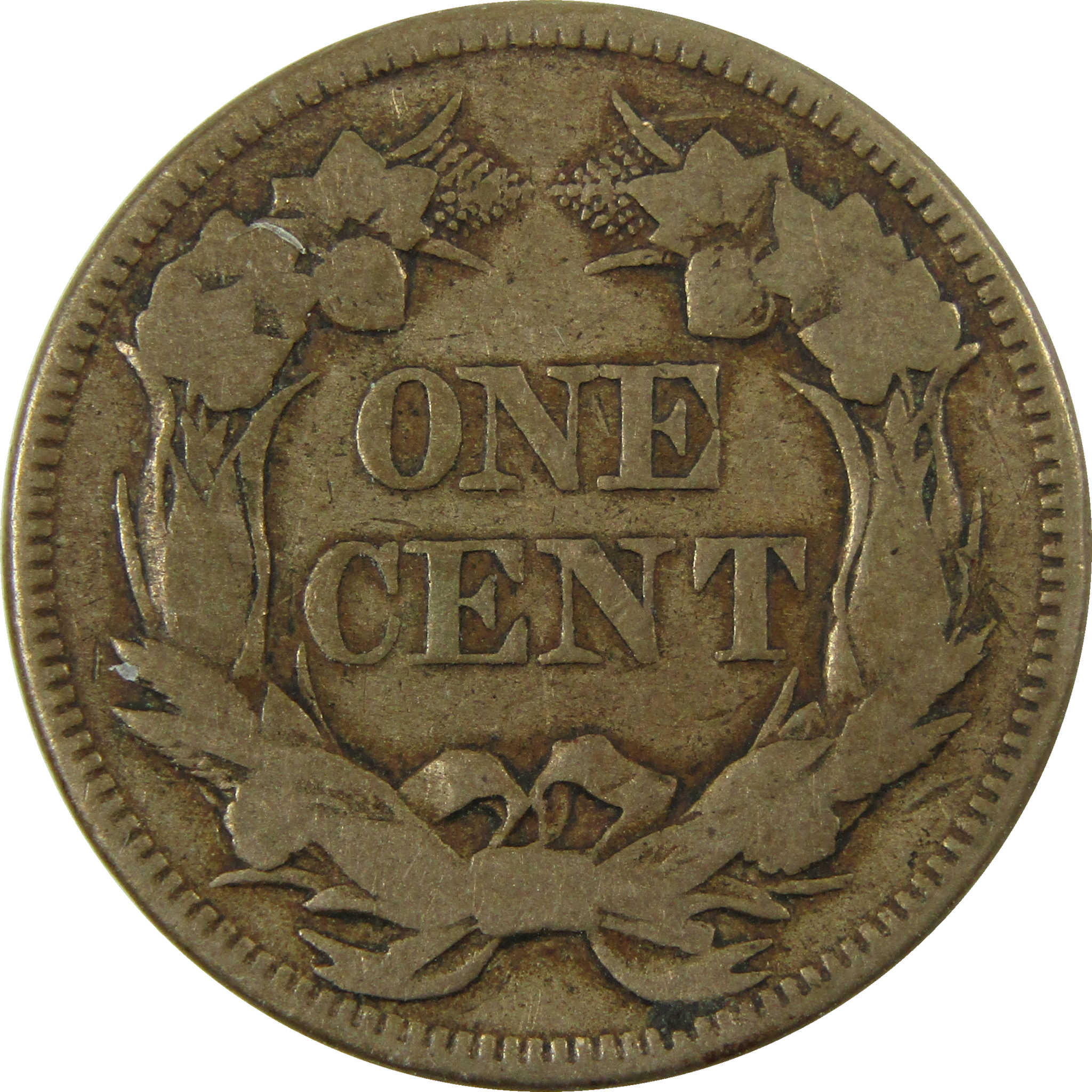 1857 Flying Eagle Cent VG Very Good Penny 1c Coin SKU:I28338