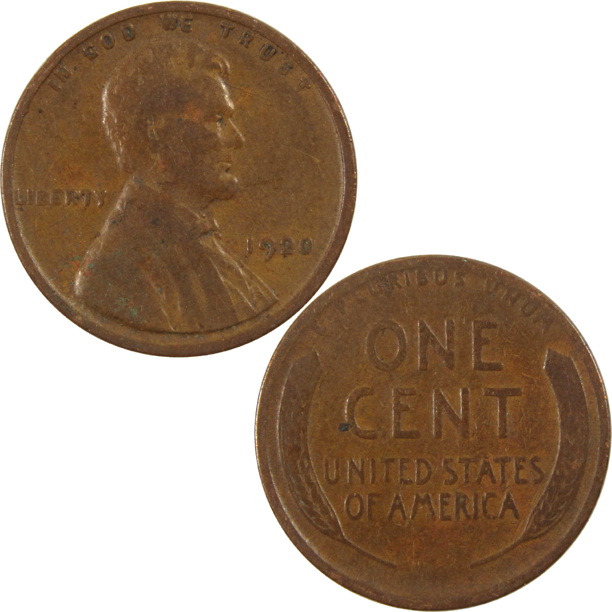 1920 Lincoln Wheat Cent VG Very Good Penny 1c Coin