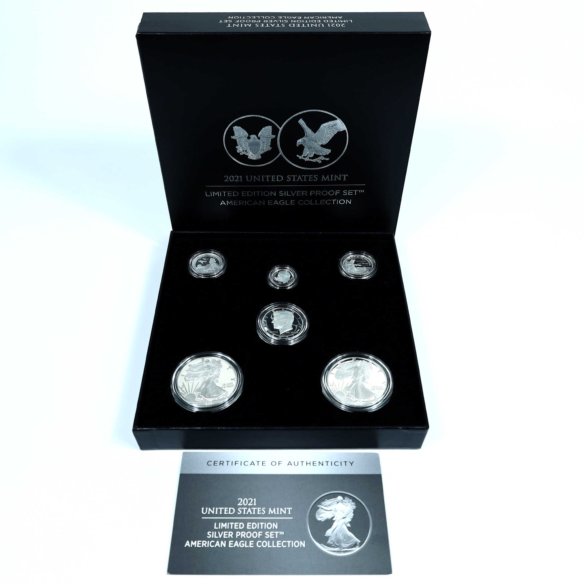 2021 Limited Edition American Silver Eagle Proof Set OGP SKU:CPC6158