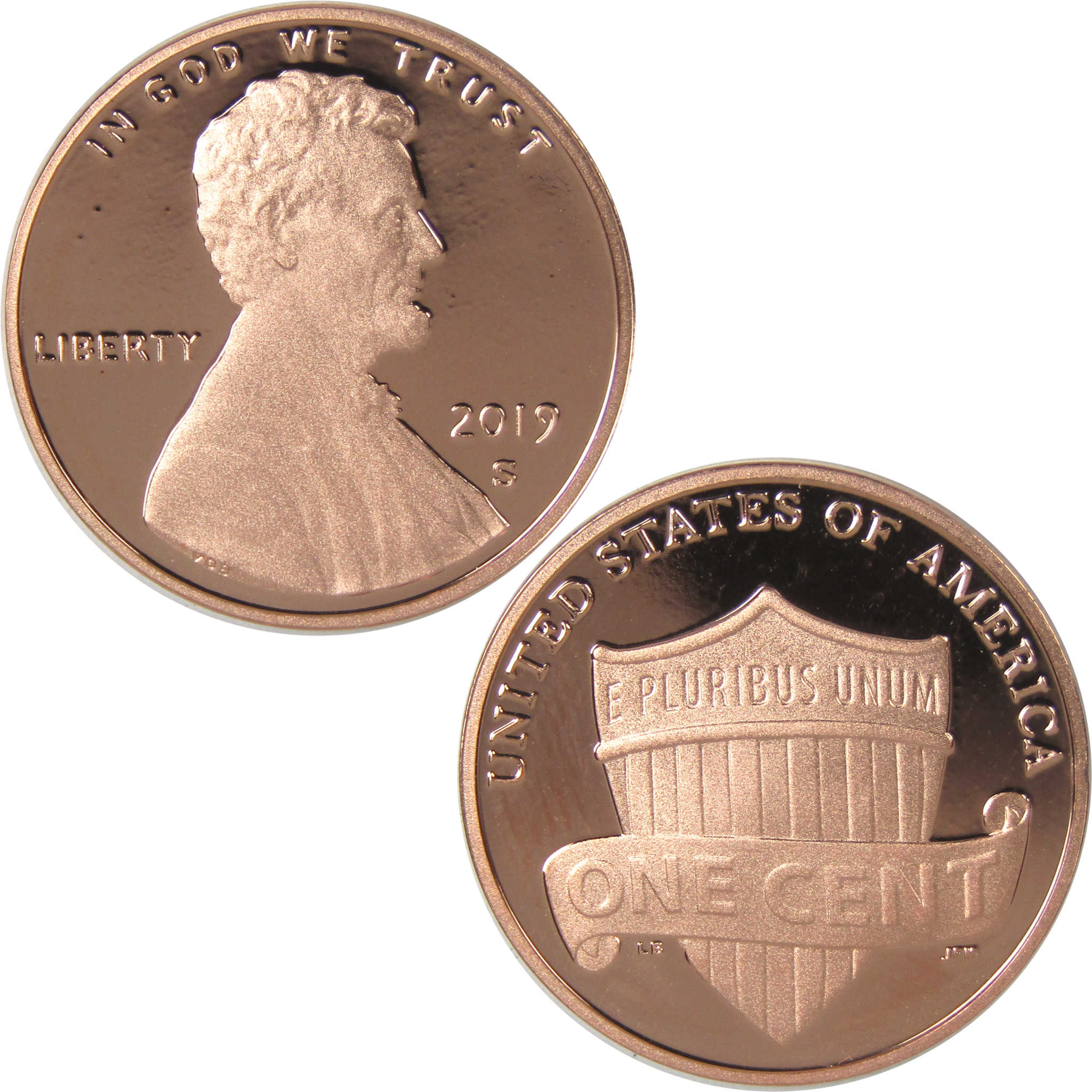 2019 S Lincoln Shield Cent Choice Proof Penny 1c Coin