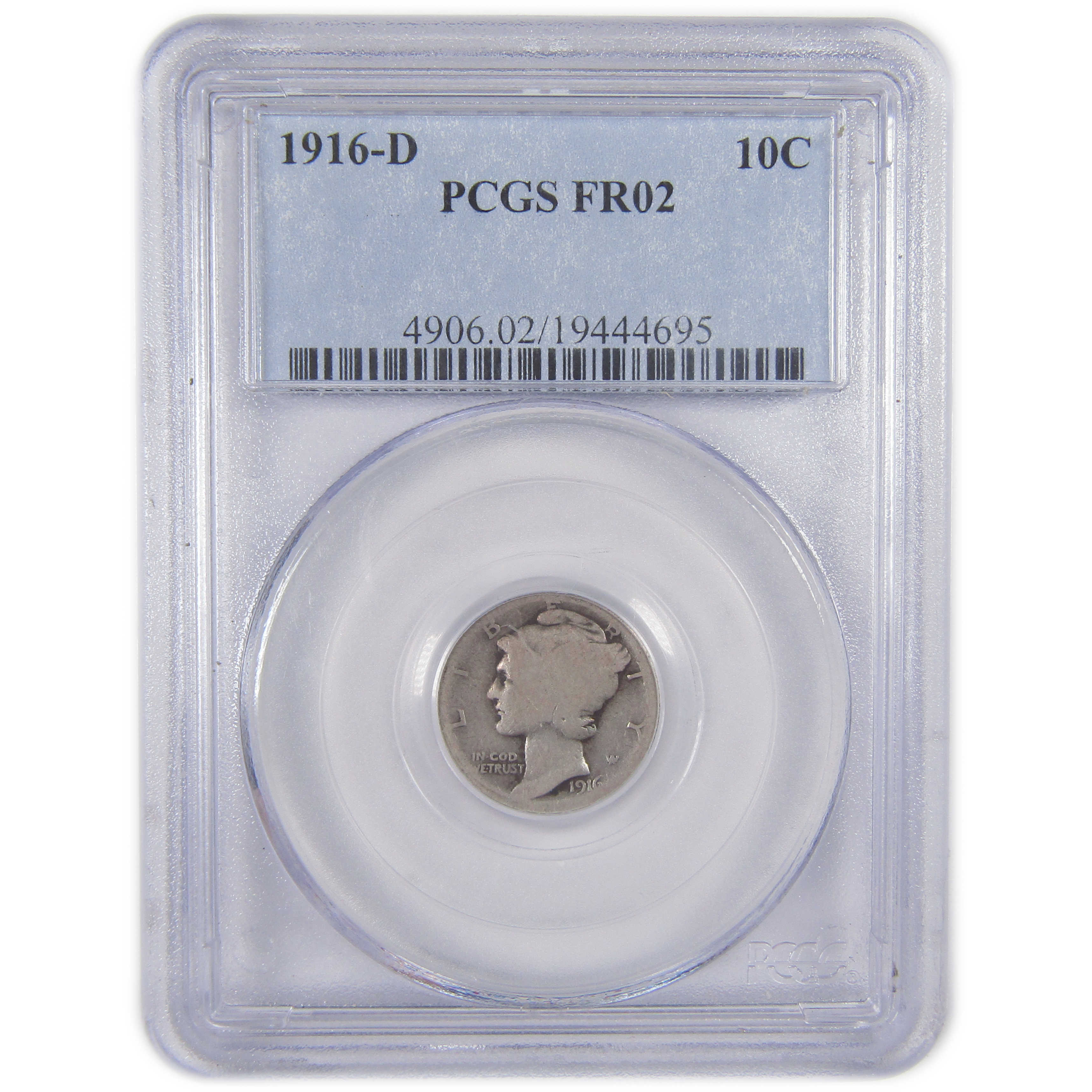 1916 D Mercury Dime FR 2 PCGS Silver 10c Coin SKU:I17166