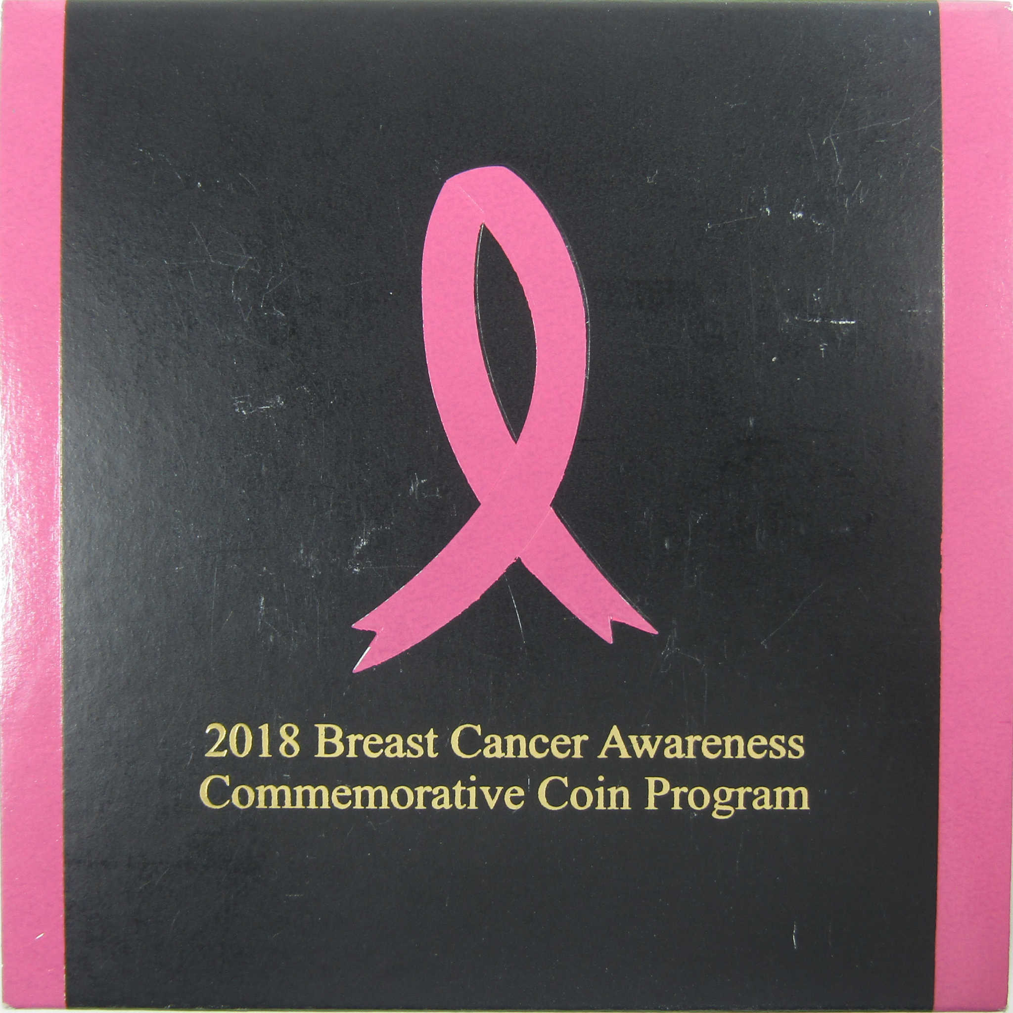 Breast Cancer Awareness Commemorative 2018 W Proof Gold $5 Coin OGP