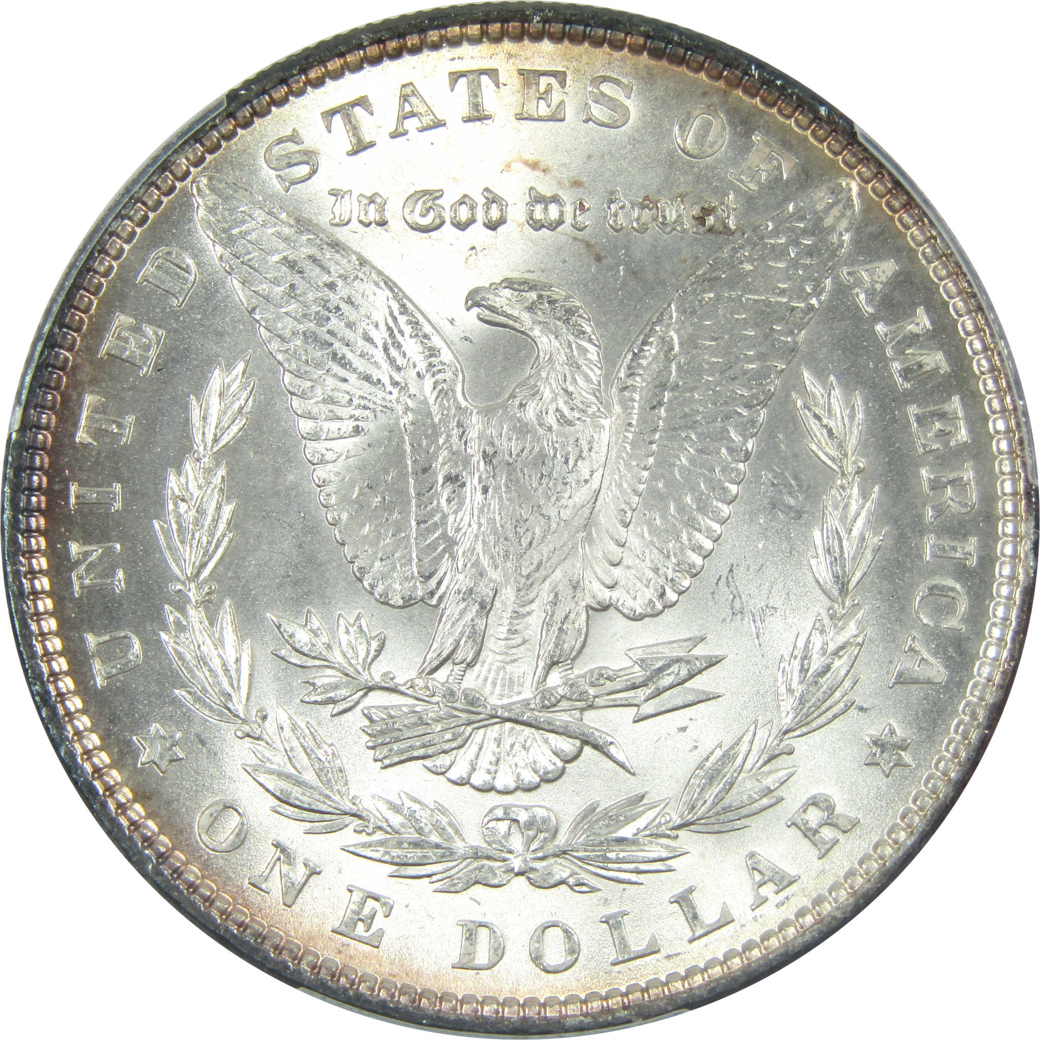 1887 Morgan Dollar MS 63 PCGS Silver $1 Coin Toned SKU:I14277