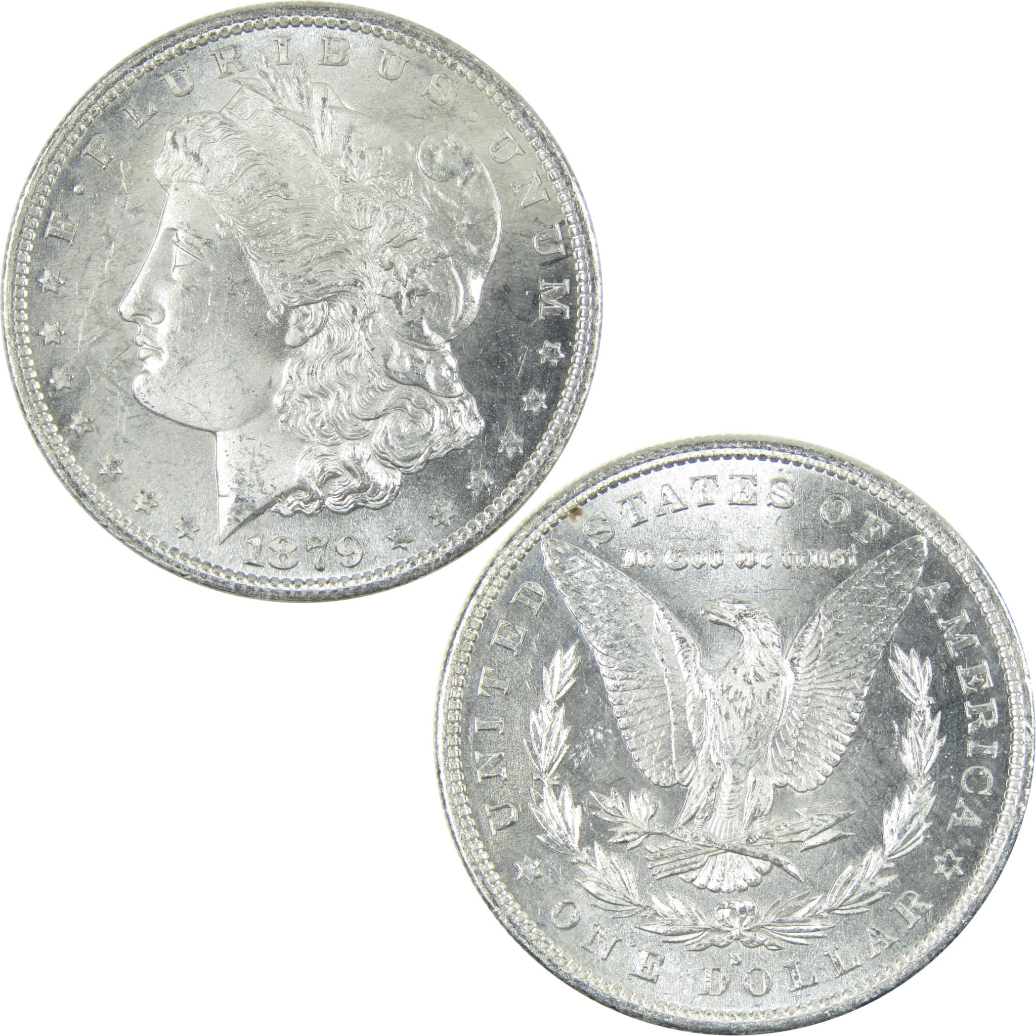 1879 S Morgan Dollar Uncirculated Silver $1 Coin SKU:I15152 - Morgan coin - Morgan silver dollar - Morgan silver dollar for sale - Profile Coins &amp; Collectibles