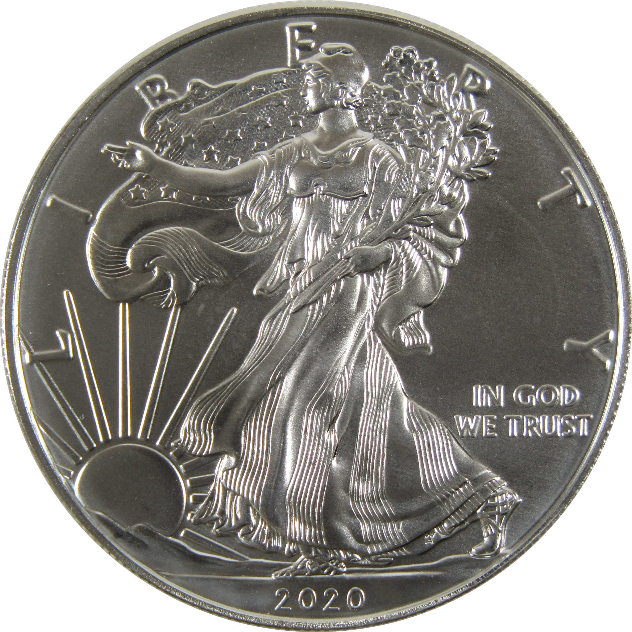 2020 American Eagle BU Uncirculated 1 oz .999 Silver Bullion $1 Coin