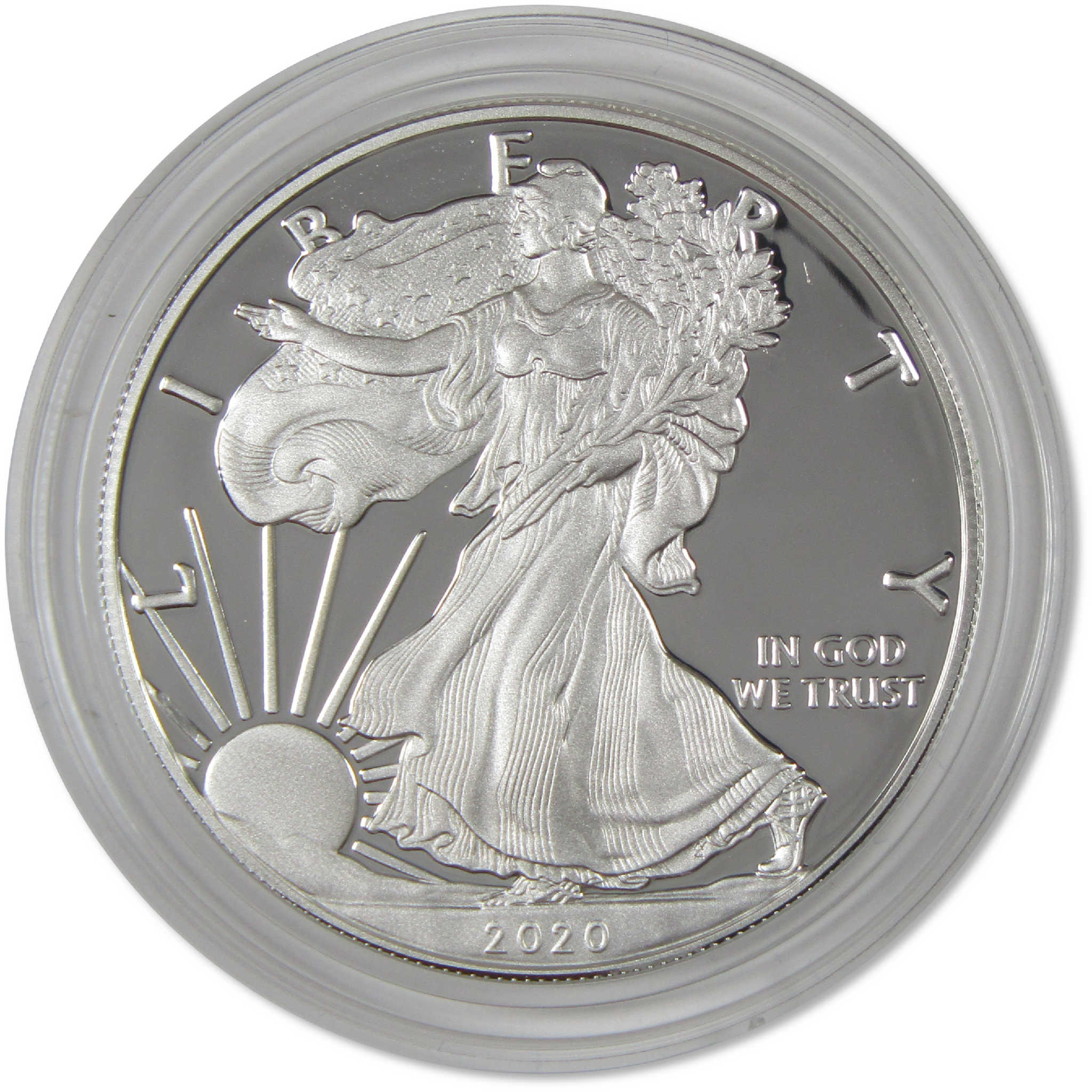 2020 S American Silver Eagle Bullion Proof $1 Coin Collectible OGP COA