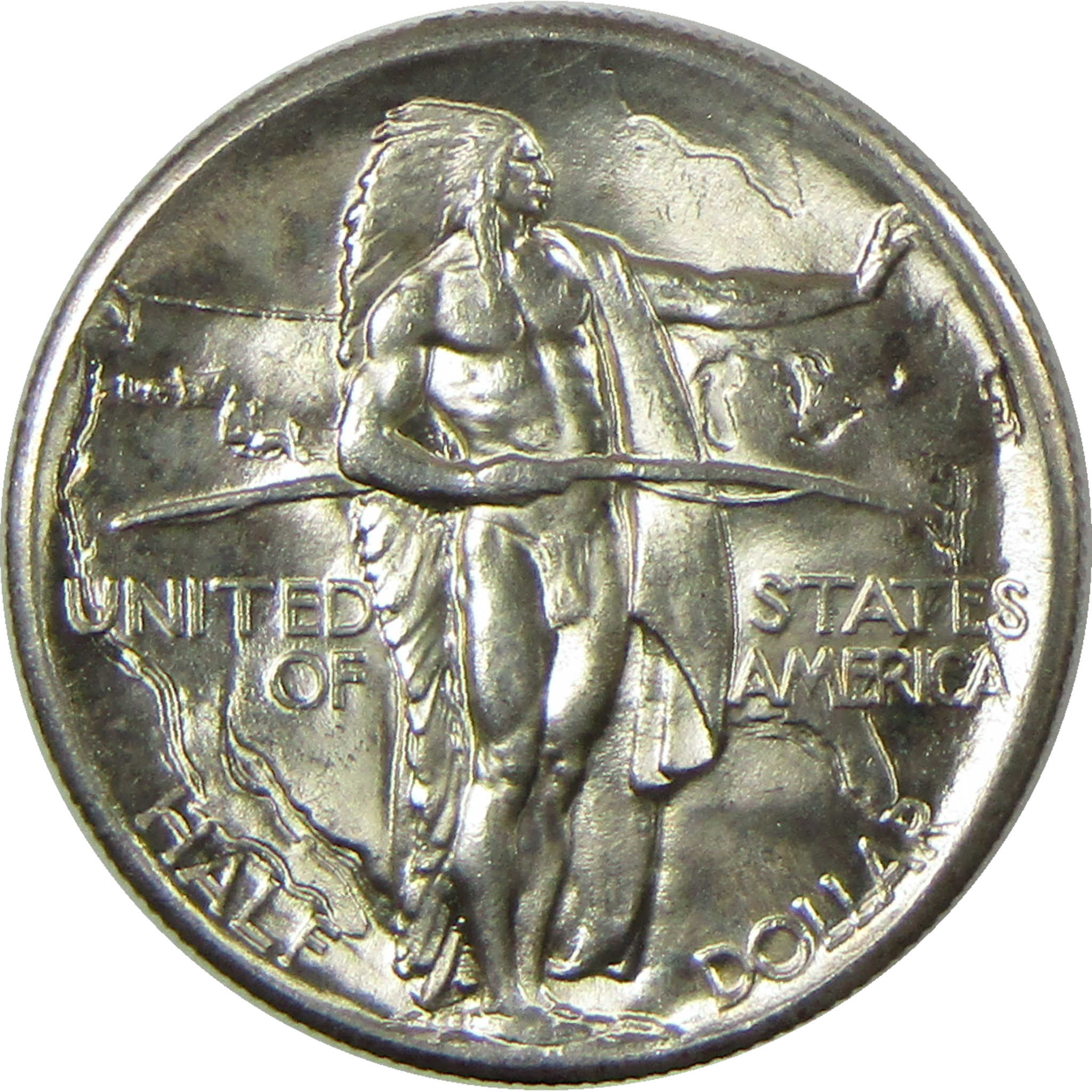 1926 Oregon Trail Commemorative Silver 50c BU Choice Uncirculated