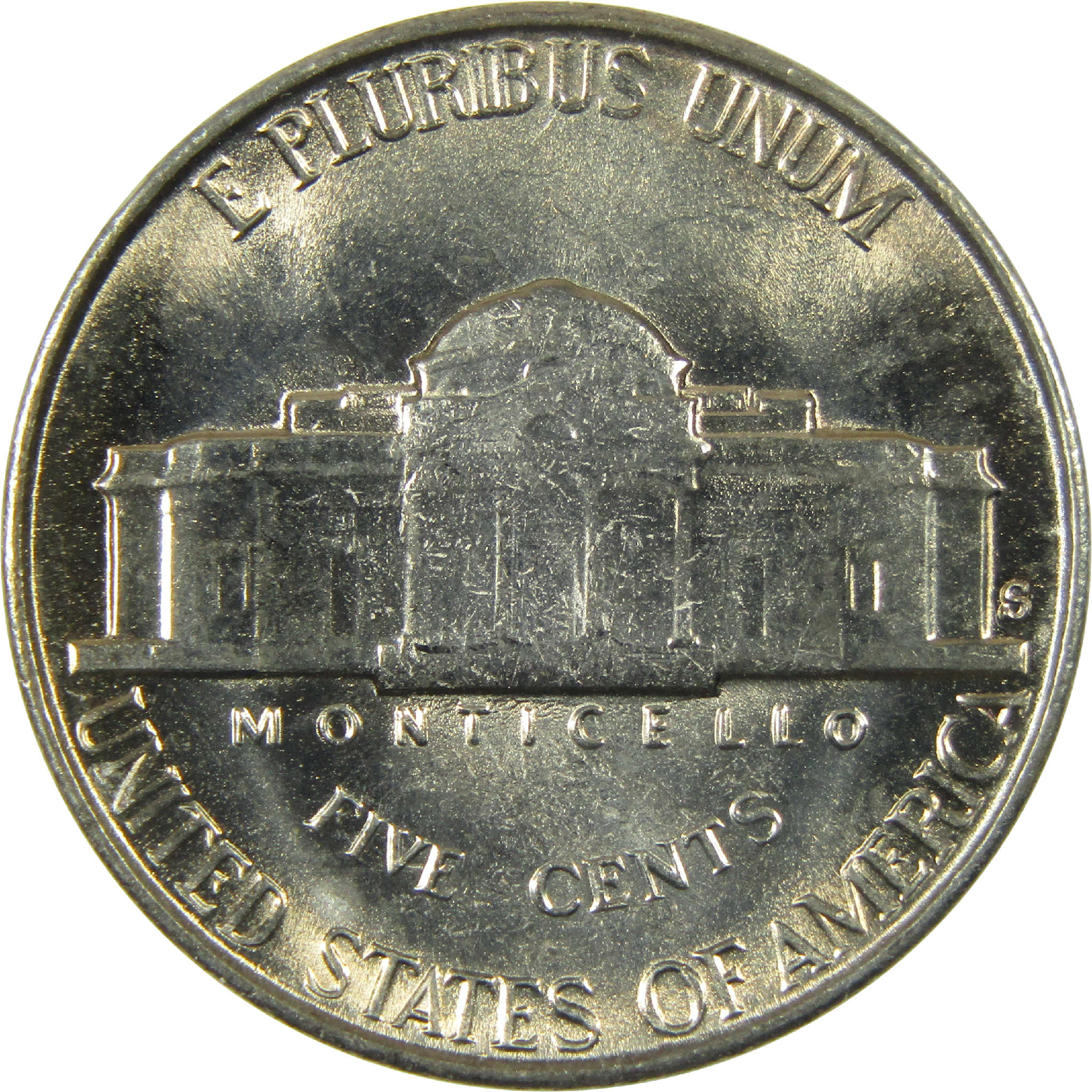 1952 S Jefferson Nickel Uncirculated Mint State 5c Coin Collectible