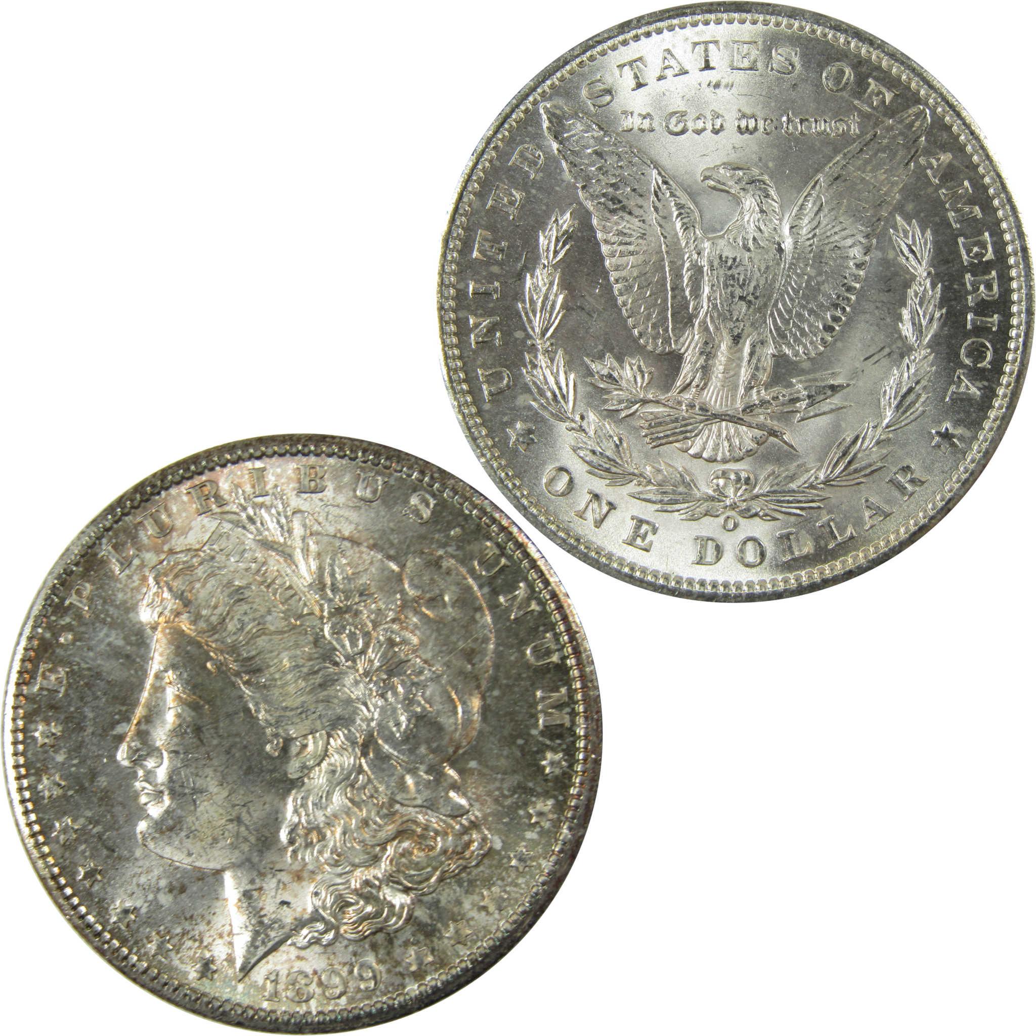 1899 O Morgan Silver Dollar Uncirculated Mint State Toned SKU:CP550