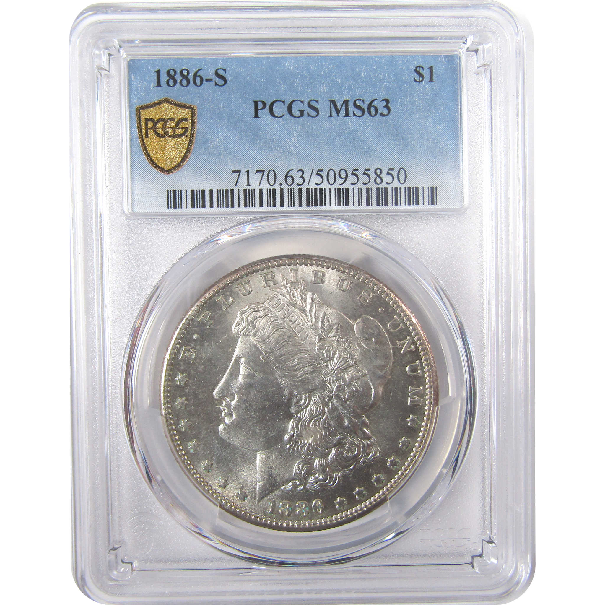 1886 S Morgan Dollar MS 63 PCGS Silver Uncirculated $1 Coin SKU:I17397 - Morgan coin - Morgan silver dollar - Morgan silver dollar for sale - Profile Coins &amp; Collectibles