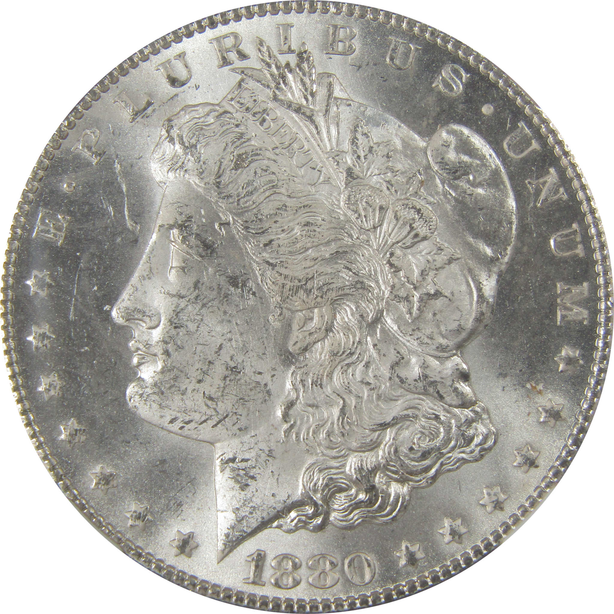 1880 CC Morgan Dollar MS 62 NGC Silver Uncirculated $1 Coin SKU:I23613 - Morgan coin - Morgan silver dollar - Morgan silver dollar for sale - Profile Coins &amp; Collectibles