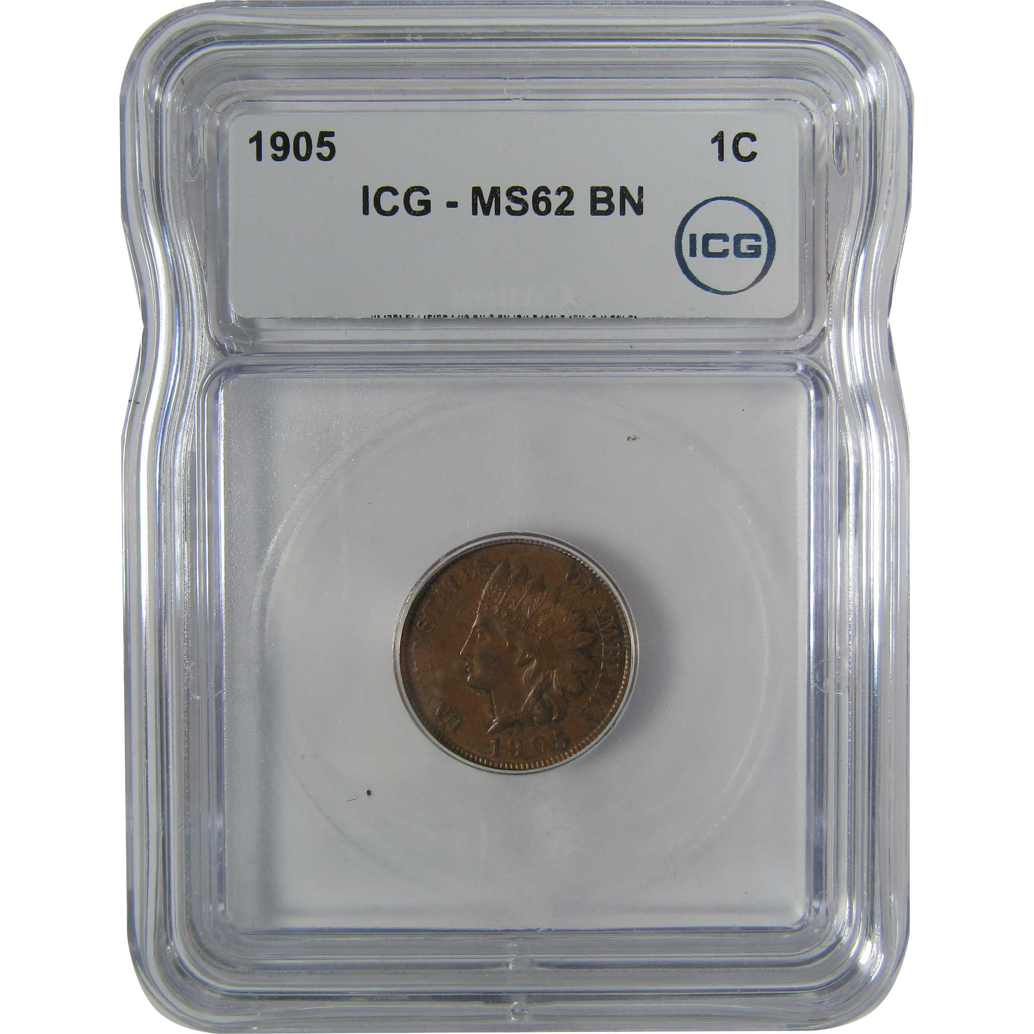 1905 Indian Head Cent MS 62 BN ICG Penny Uncirculated SKU:I22940