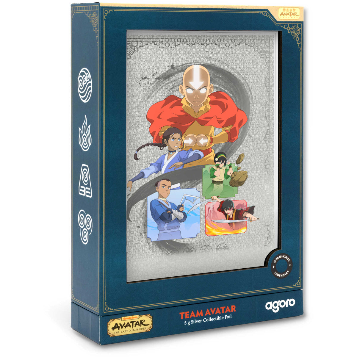 2025 Avatar The Last Airbender Team Avatar Collectible Silver Foil