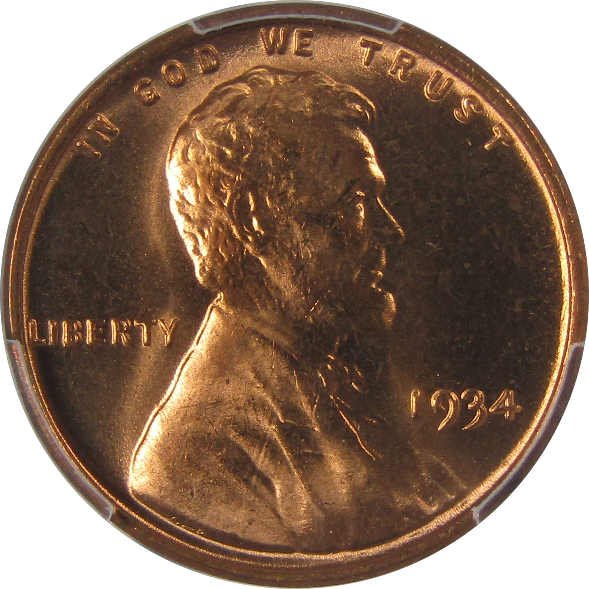 1934 Lincoln Wheat Cent MS 67 RD PCGS CAC Uncirculated SKU:I23347