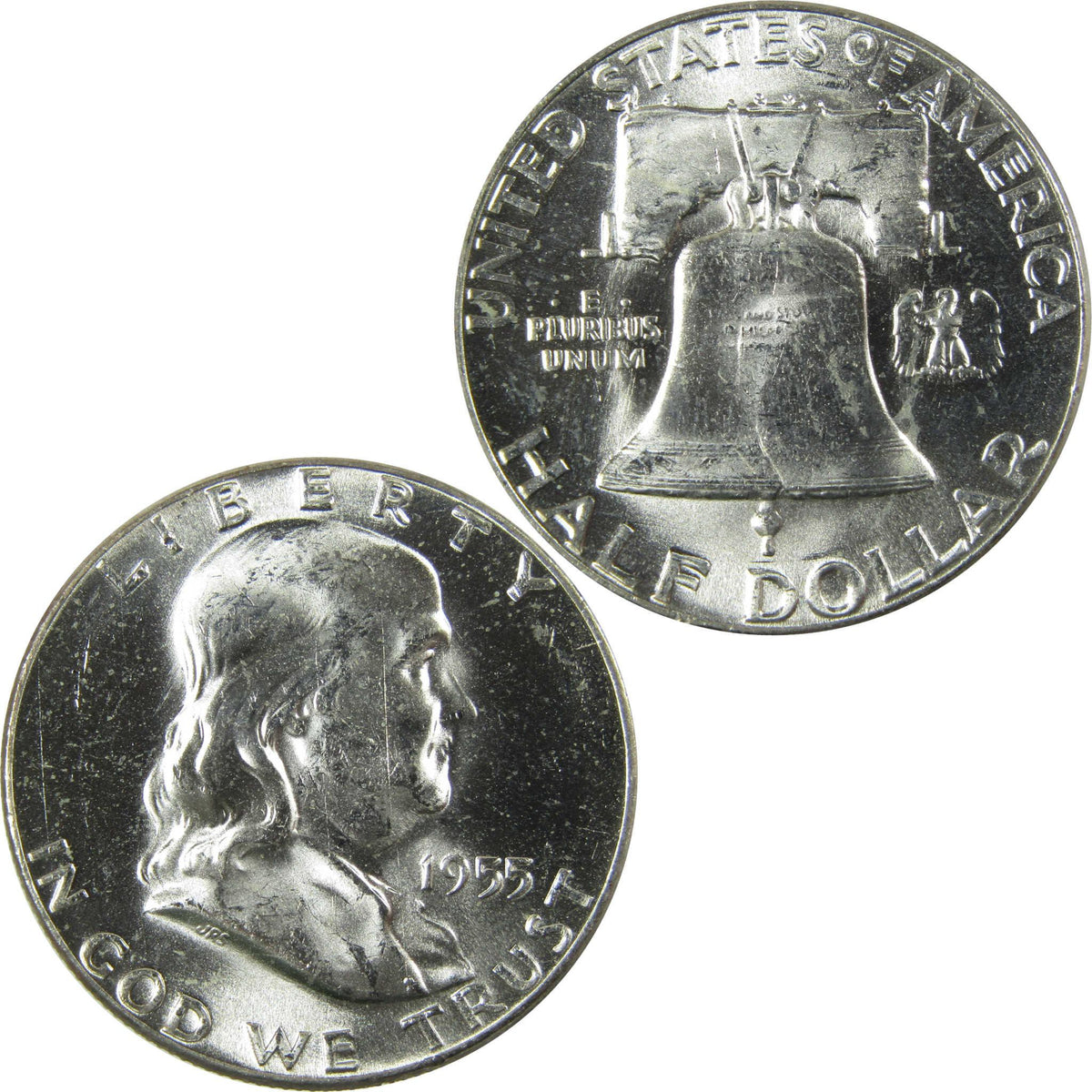 1955 Bugs Bunny Franklin Silver 50c Uncirculated Mint State SKU:I27851