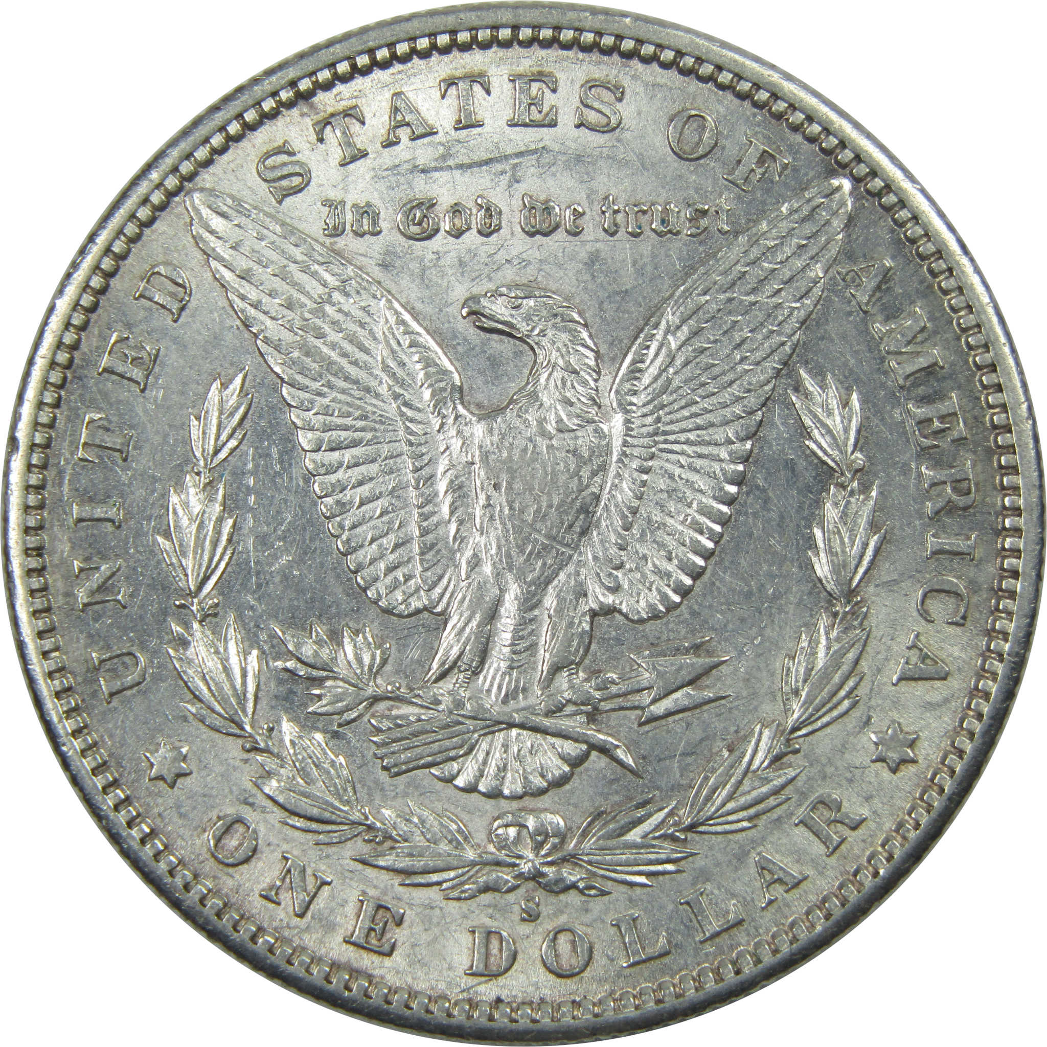 1889 S Morgan Dollar AU About Uncirculated Silver $1 Coin SKU:I15247 - Morgan coin - Morgan silver dollar - Morgan silver dollar for sale - Profile Coins &amp; Collectibles