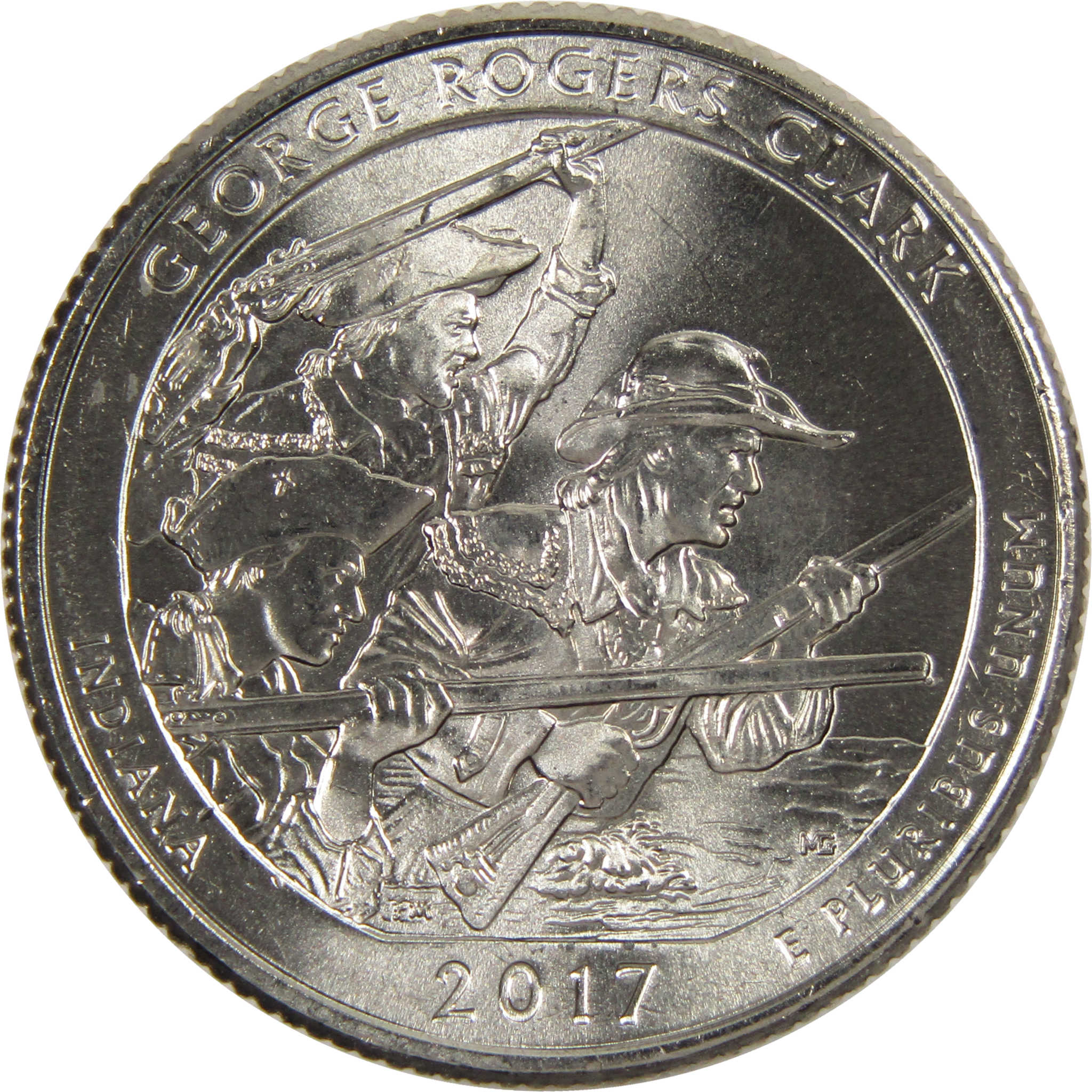 2017 P George Rogers Clark NHP National Park Quarter Uncirculated Clad