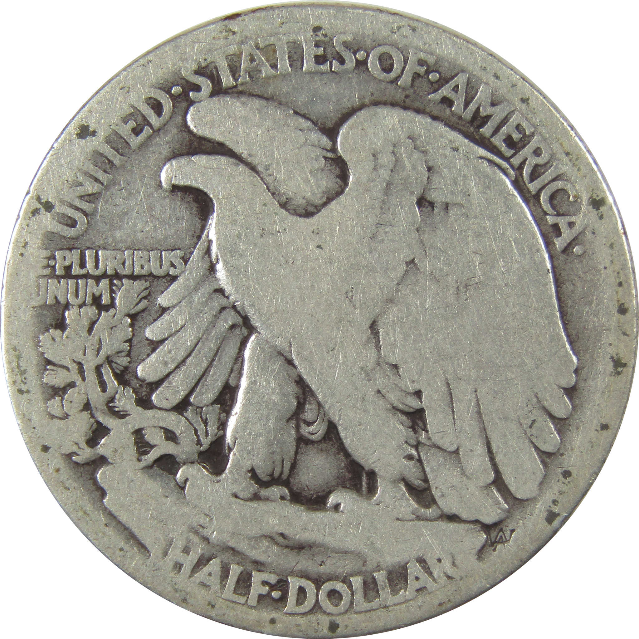 1916 S Liberty Walking Silver Half Dollar G Good 50c Coin SKU:I24102