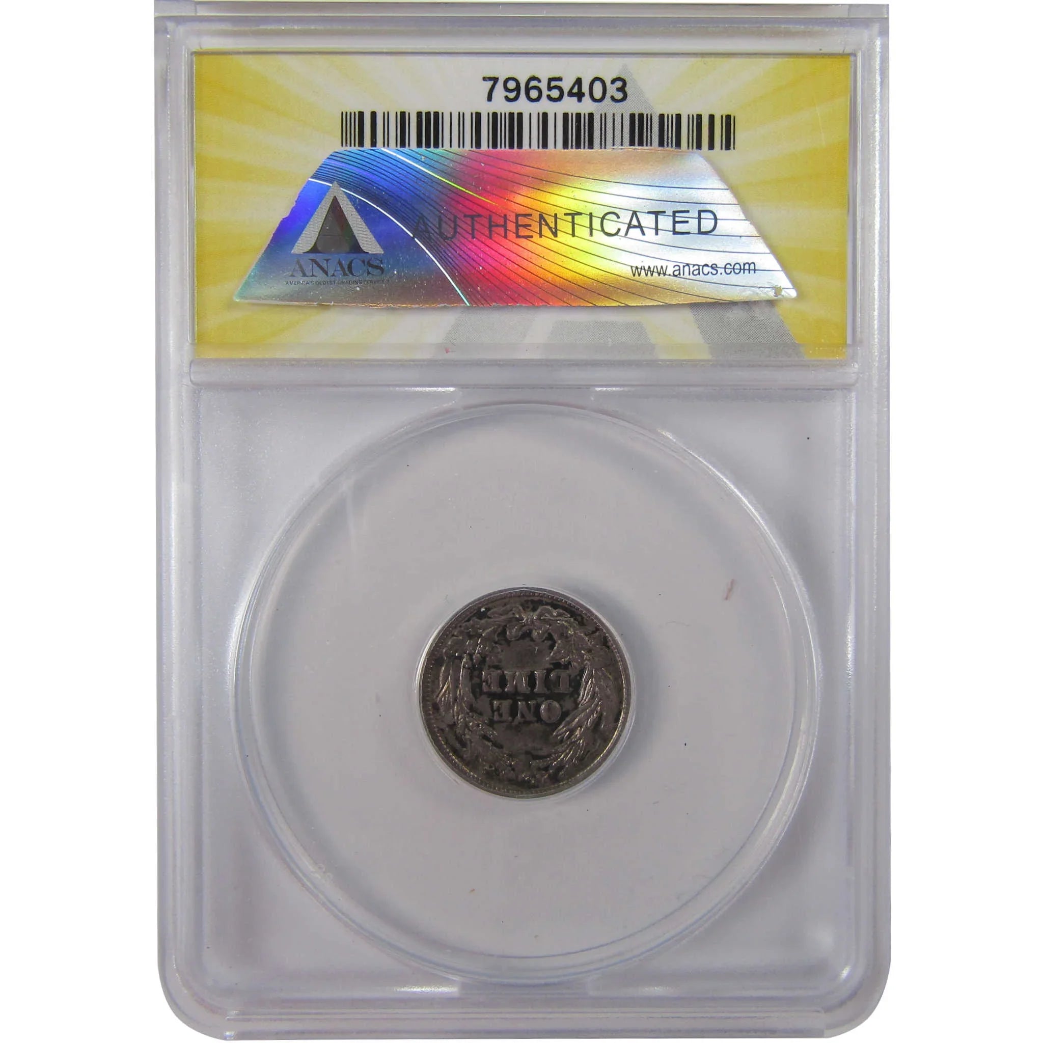 1903 Barber Silver Dime EF 45 Details ANACS 10c Coin SKU:I25529