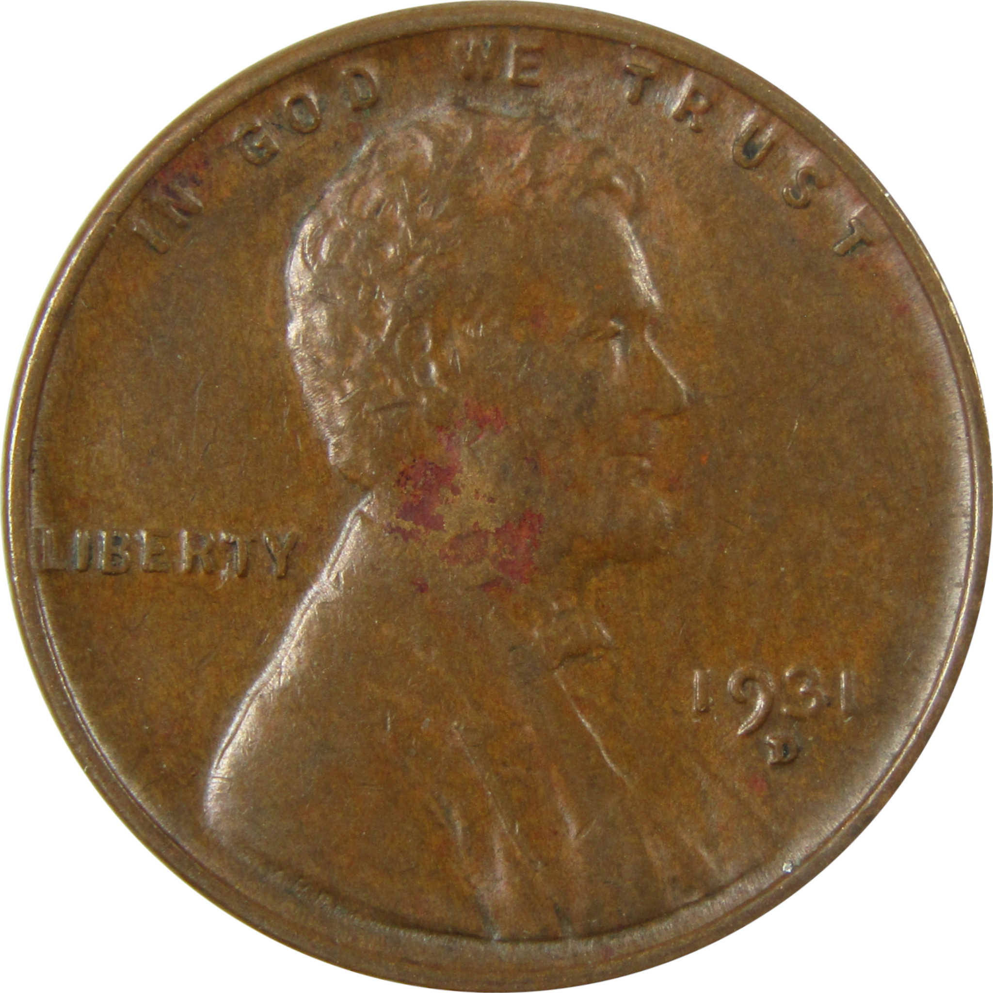 1931 D Lincoln Wheat Cent AU About Uncirculated Penny SKU:I26822