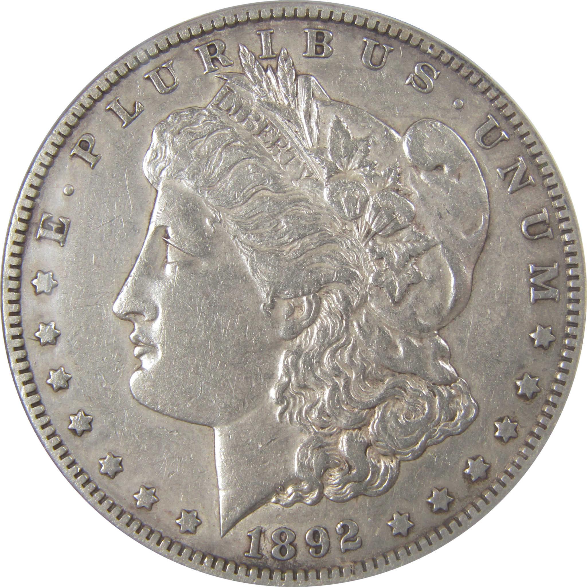 1892 S Morgan Silver Dollar EF 45 ANACS $1 Coin SKU:I24998 - Morgan coin - Morgan silver dollar - Morgan silver dollar for sale - Profile Coins &amp; Collectibles