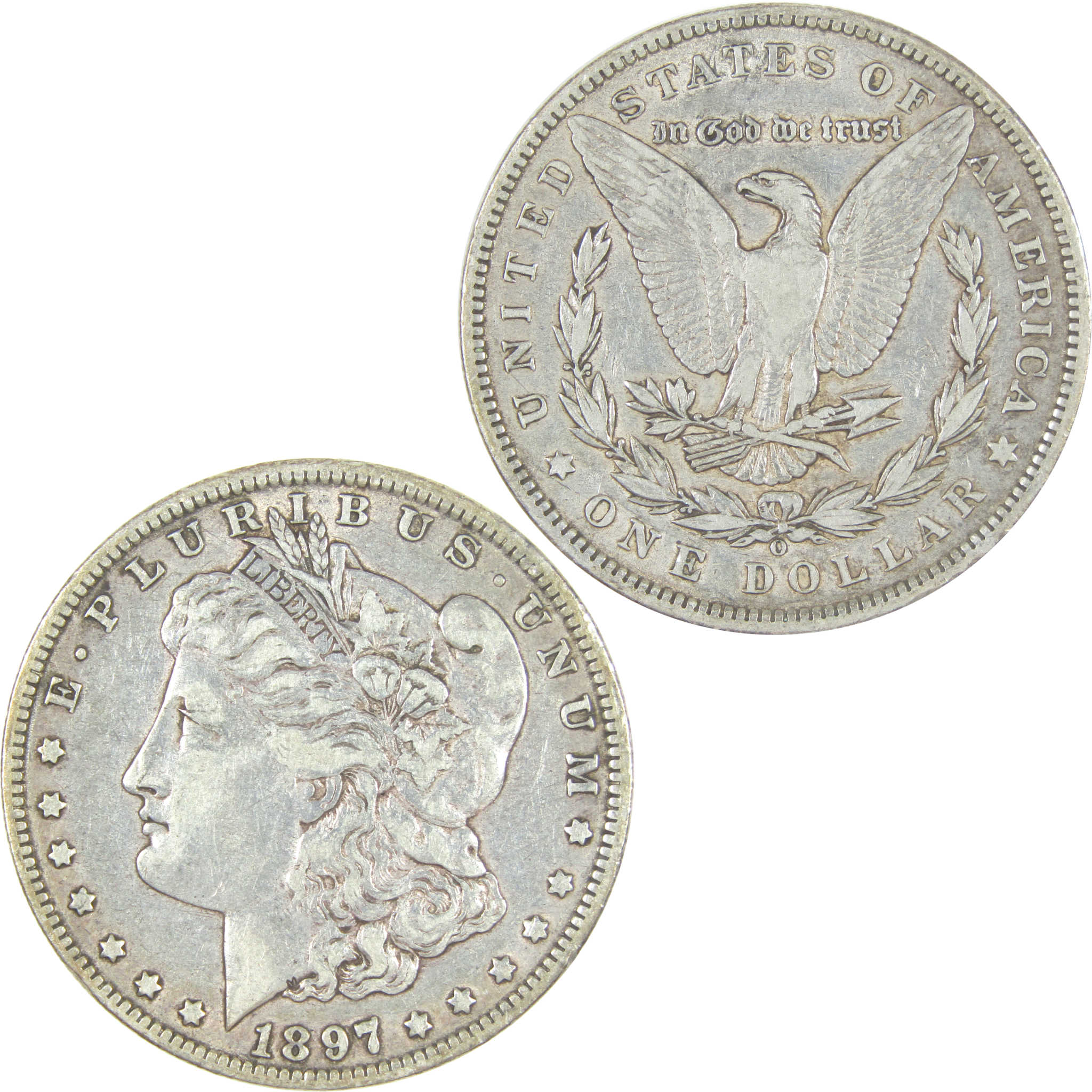 1897 O Morgan Dollar VF Very Fine Silver $1 Coin SKU:I15523 - Morgan coin - Morgan silver dollar - Morgan silver dollar for sale - Profile Coins &amp; Collectibles