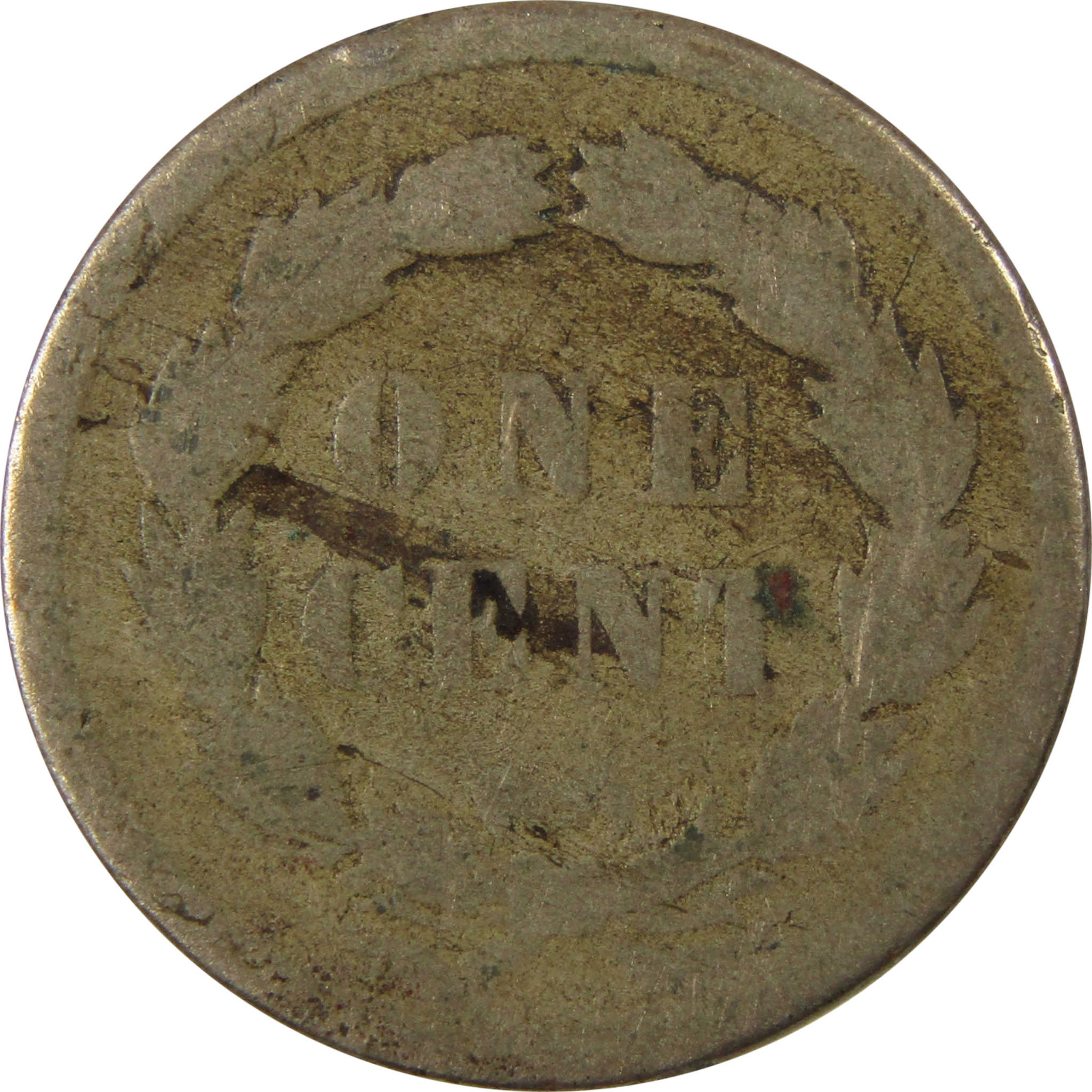 1859 Indian Head Cent AG About Good Penny 1c Coin SKU:CP1309