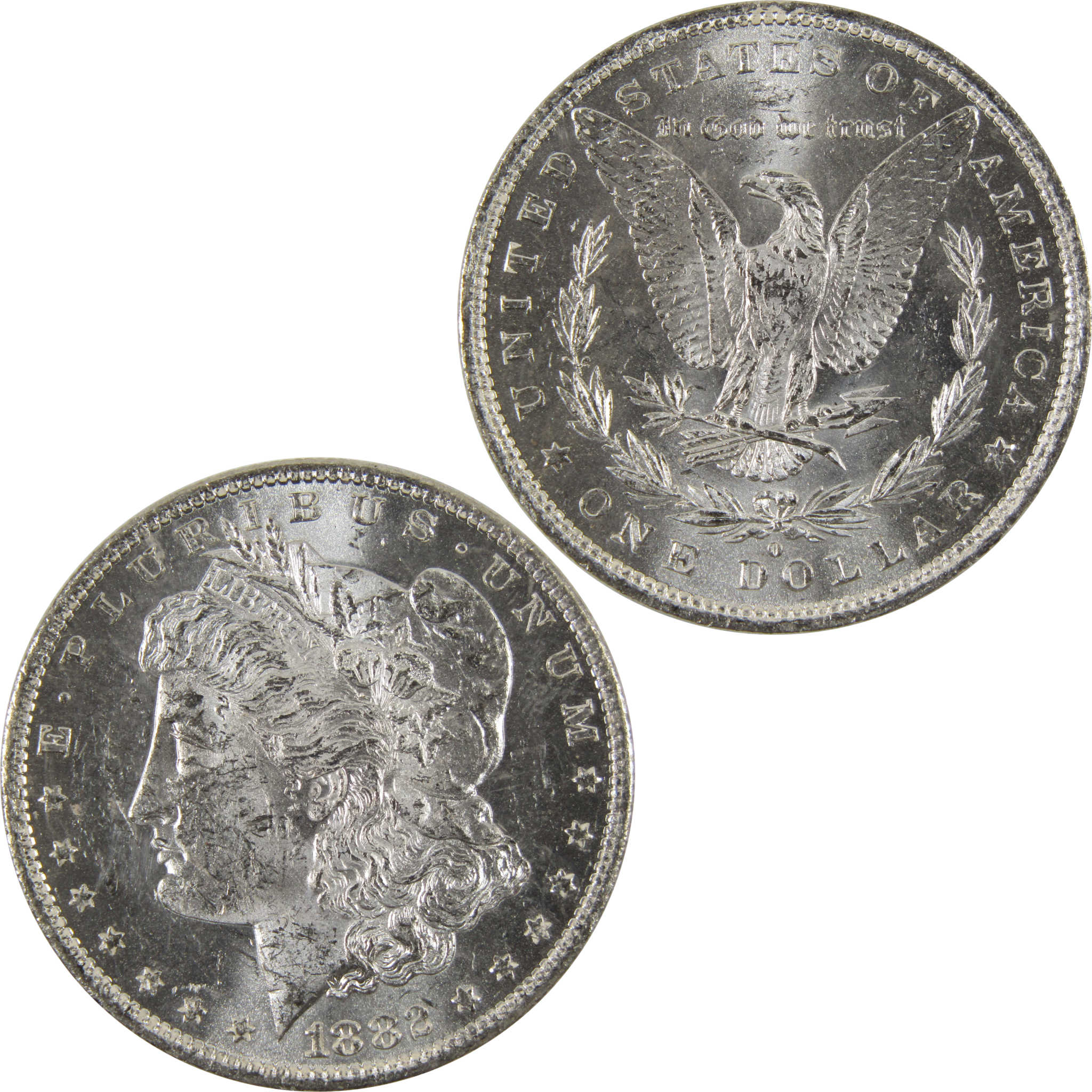 1882 O Morgan Dollar BU Uncirculated 90% Silver $1 Coin SKU:I8808 - Morgan coin - Morgan silver dollar - Morgan silver dollar for sale - Profile Coins &amp; Collectibles