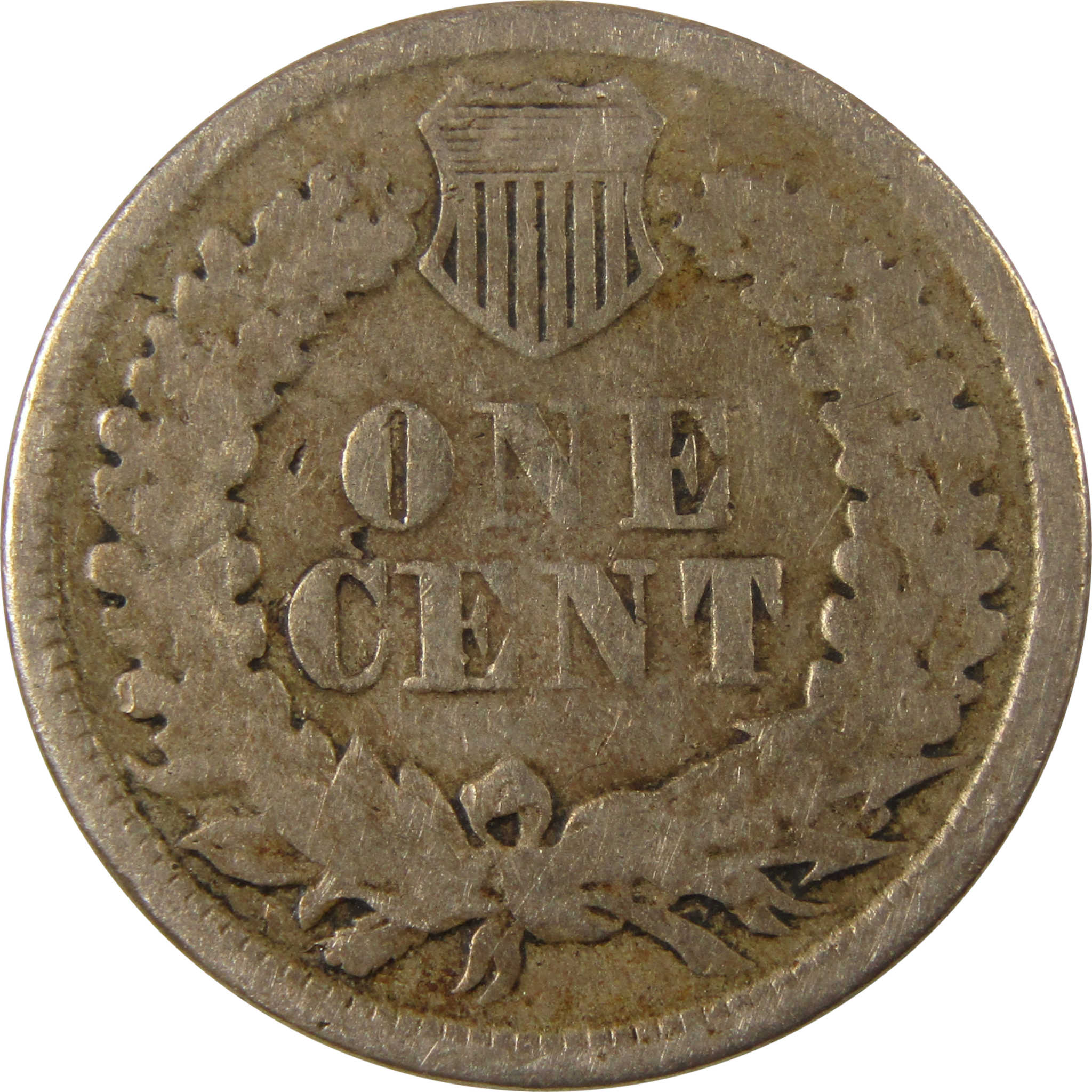 1861 Indian Head Cent G Good Details Penny 1c Coin SKU:CP1203