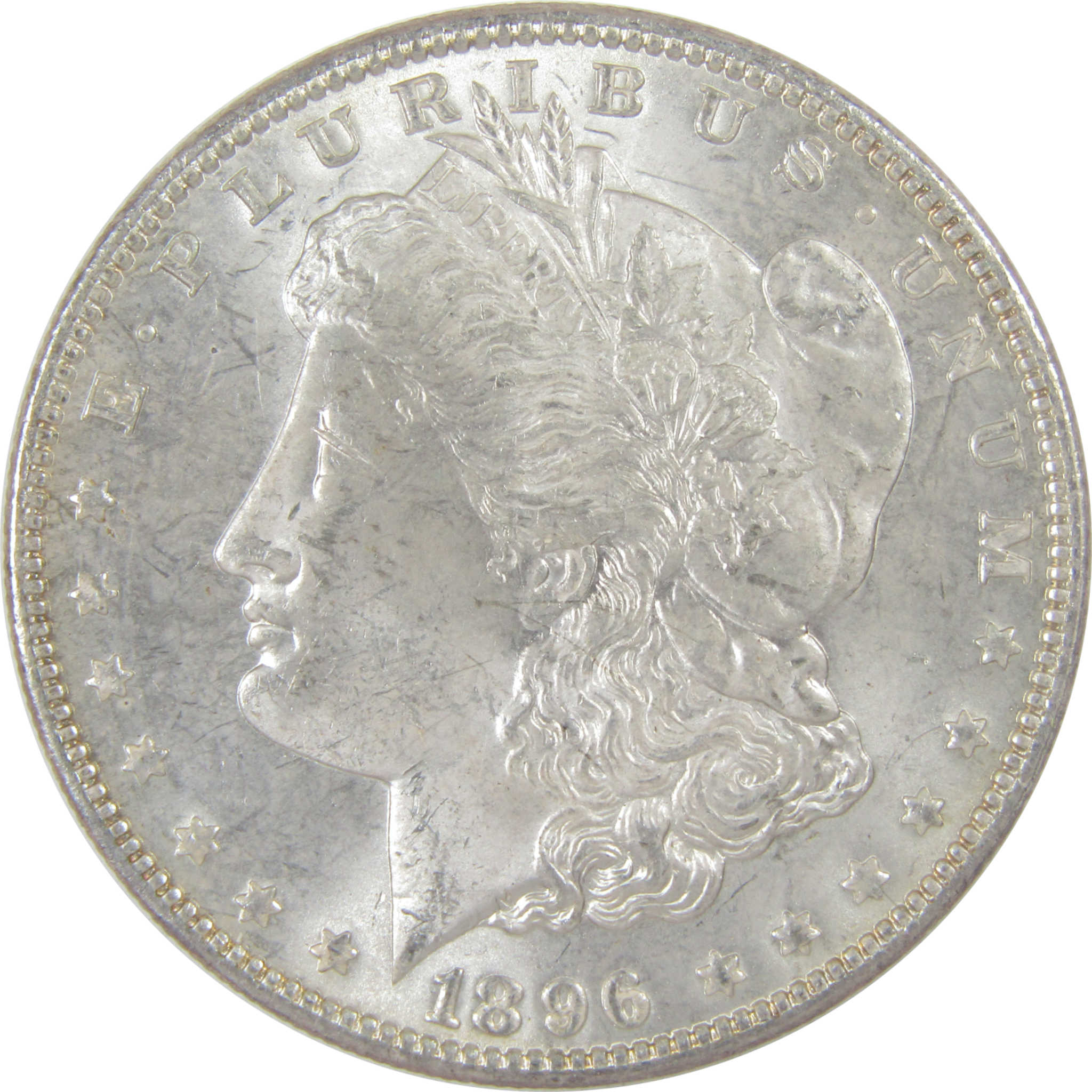 1896 Morgan Dollar Uncirculated Silver $1 Coin SKU:I18538 - Morgan coin - Morgan silver dollar - Morgan silver dollar for sale - Profile Coins &amp; Collectibles