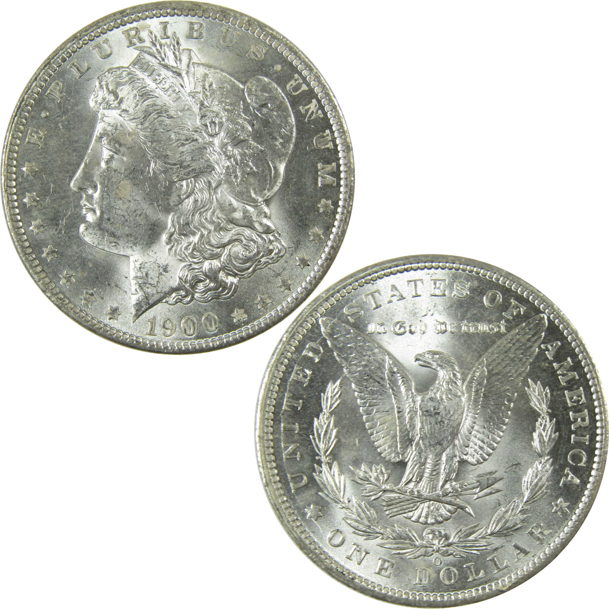 1900 O Morgan Silver Dollar Uncirculated Mint State $1 Coin SKU:I27774