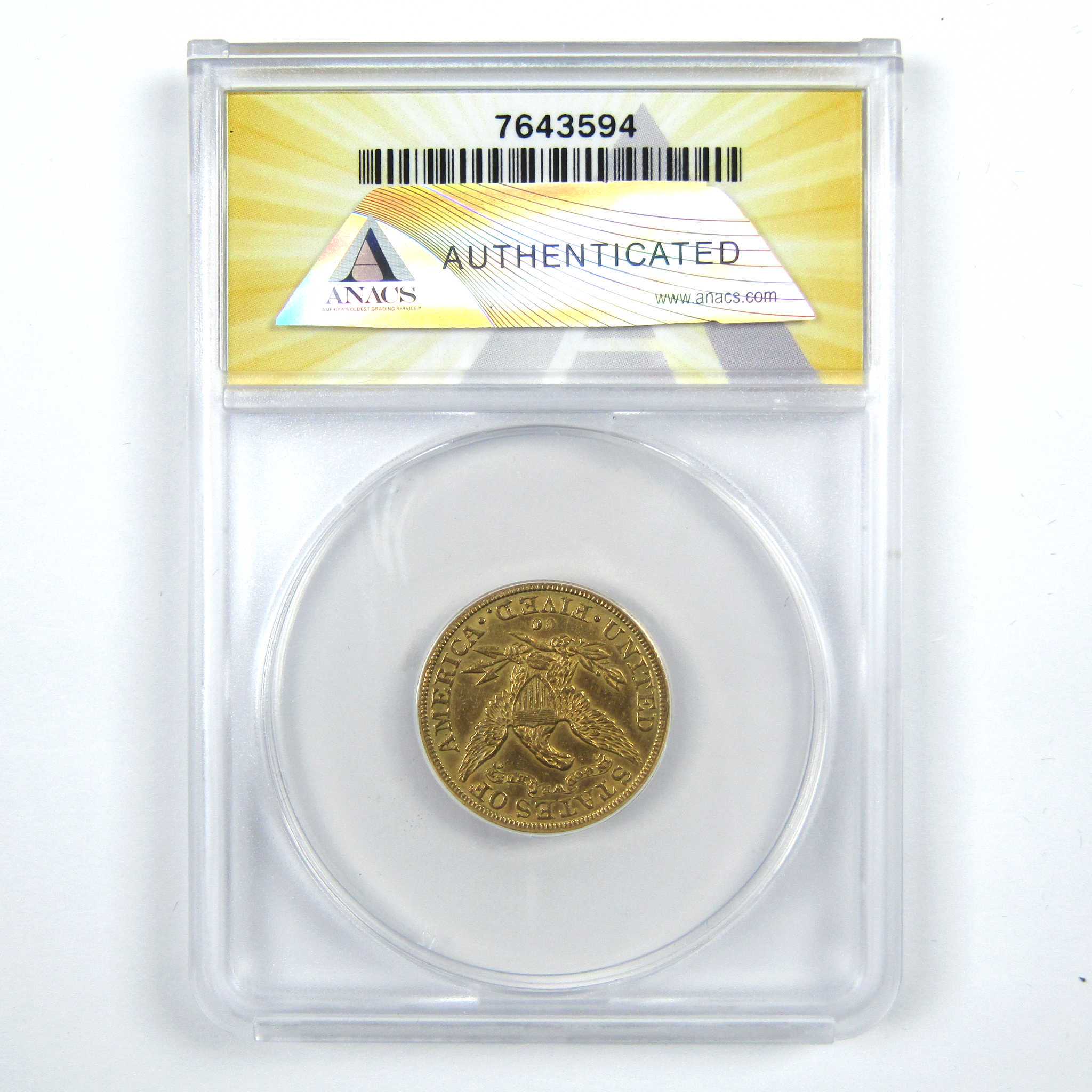 1892 CC Liberty Head Half Eagle AU 58 Details ANACS Gold SKU:CPC7467