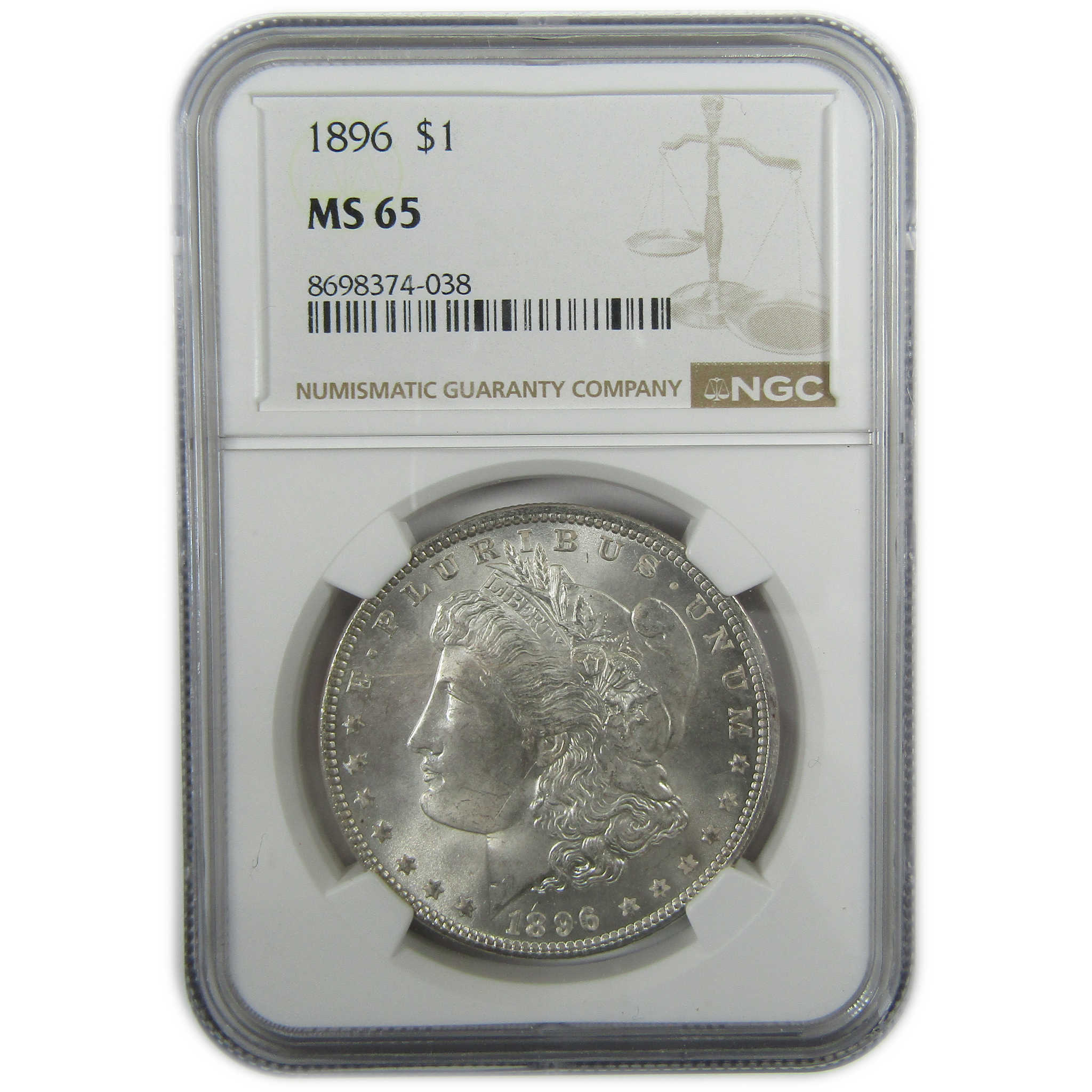 1896 Morgan Silver Dollar MS 65 NGC Uncirculated $1 Coin SKU:I27915 - Morgan coin - Morgan silver dollar - Morgan silver dollar for sale - Profile Coins &amp; Collectibles