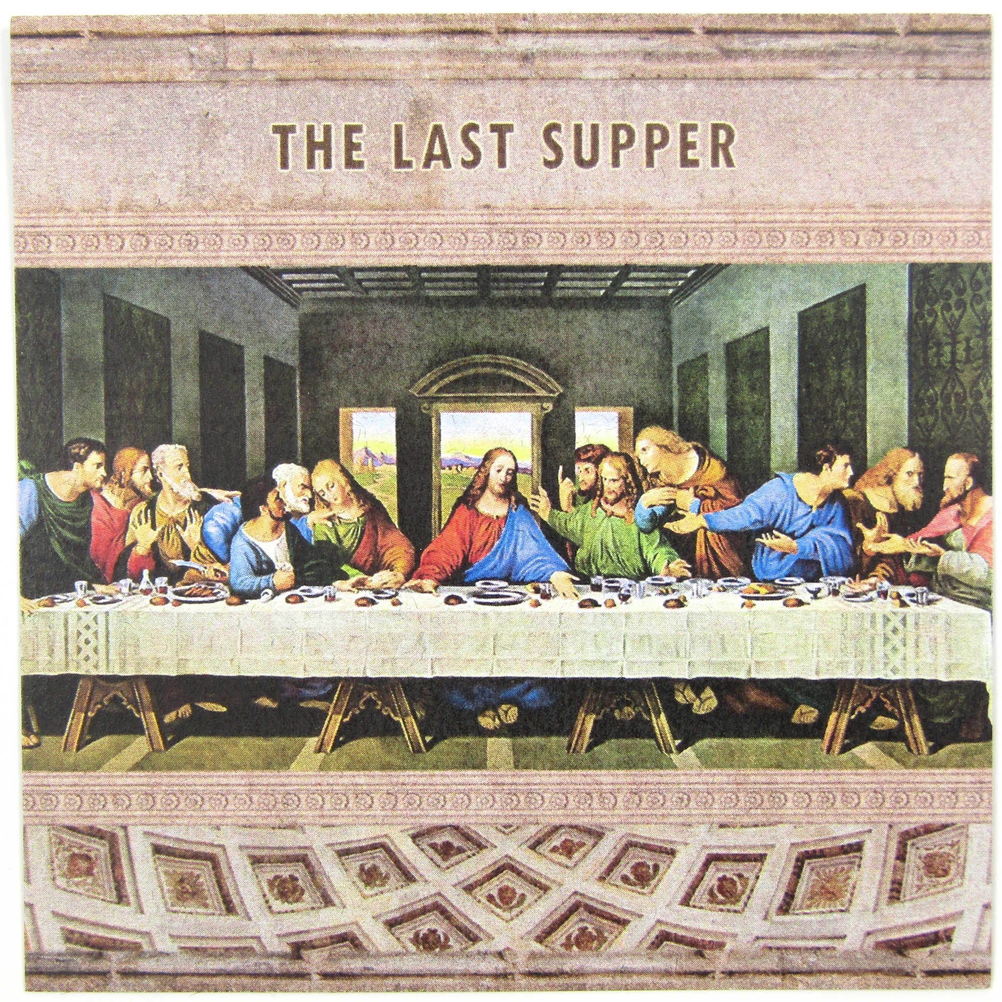 The Last Supper 2000 Franc BU 1 oz .999 Silver Coin 2023 Cameroon COA