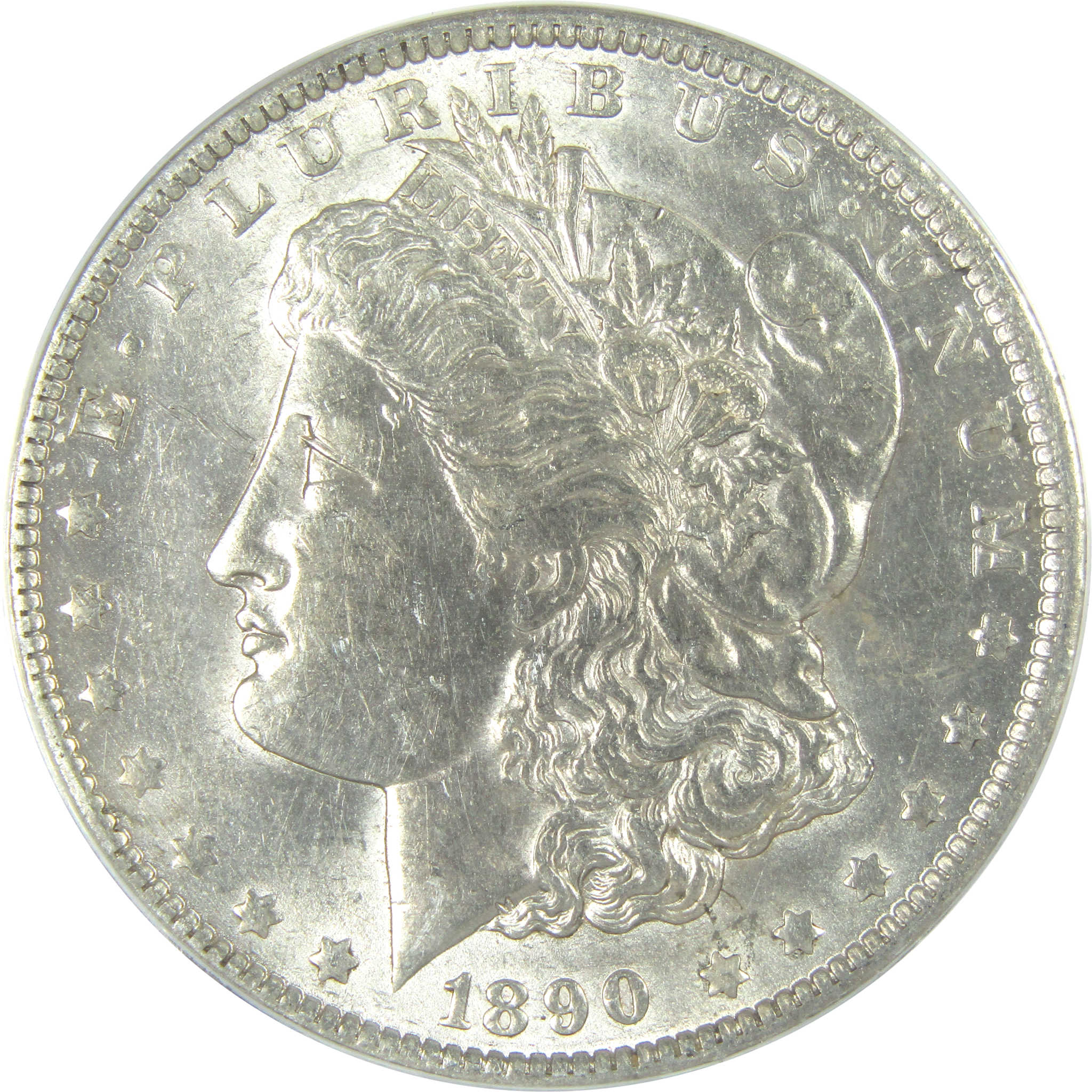 1890 O Morgan Dollar AU 50 Details ANACS Silver $1 Coin SKU:I16201 - Morgan coin - Morgan silver dollar - Morgan silver dollar for sale - Profile Coins &amp; Collectibles