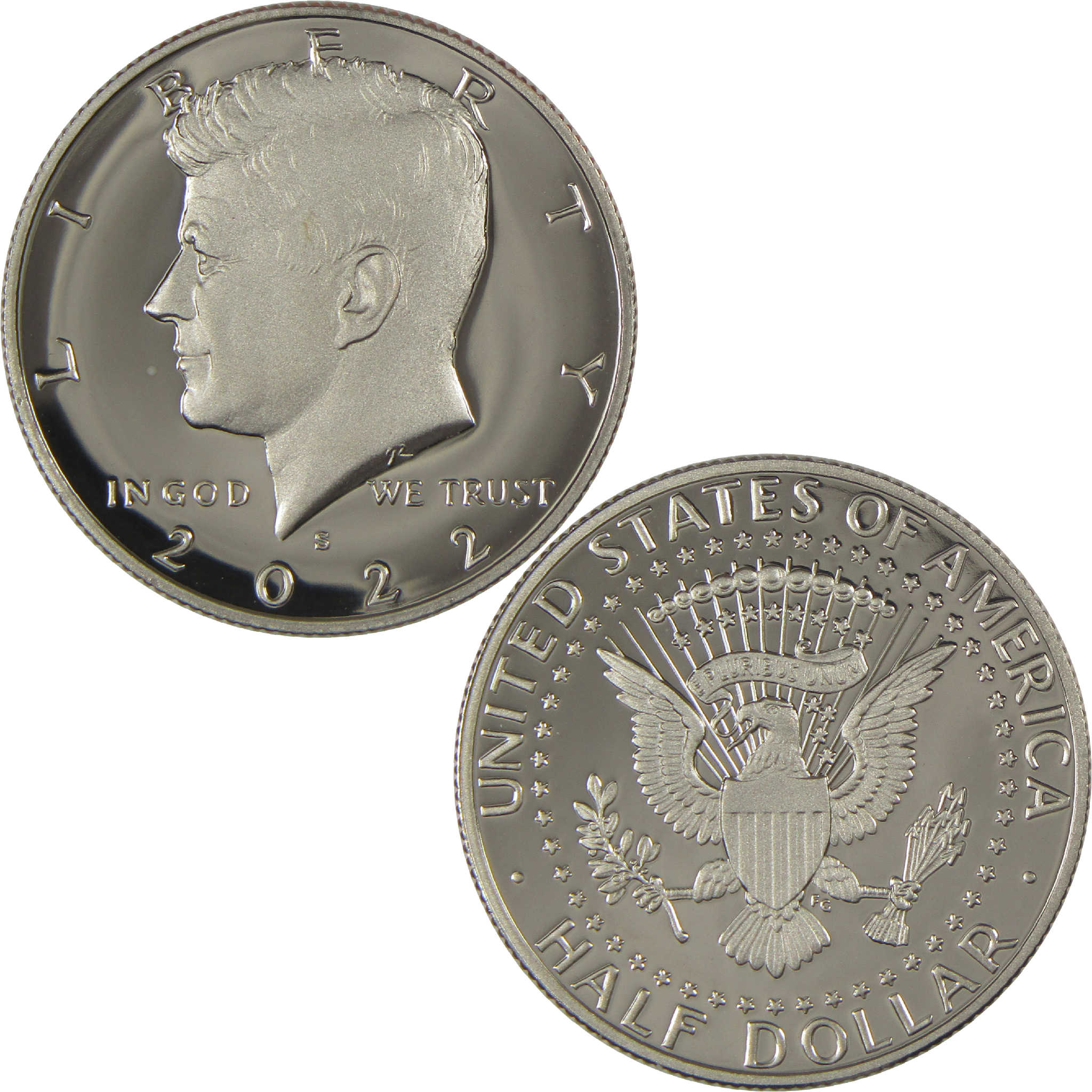 2022 S Kennedy Half Dollar Choice Proof Clad 50c Coin