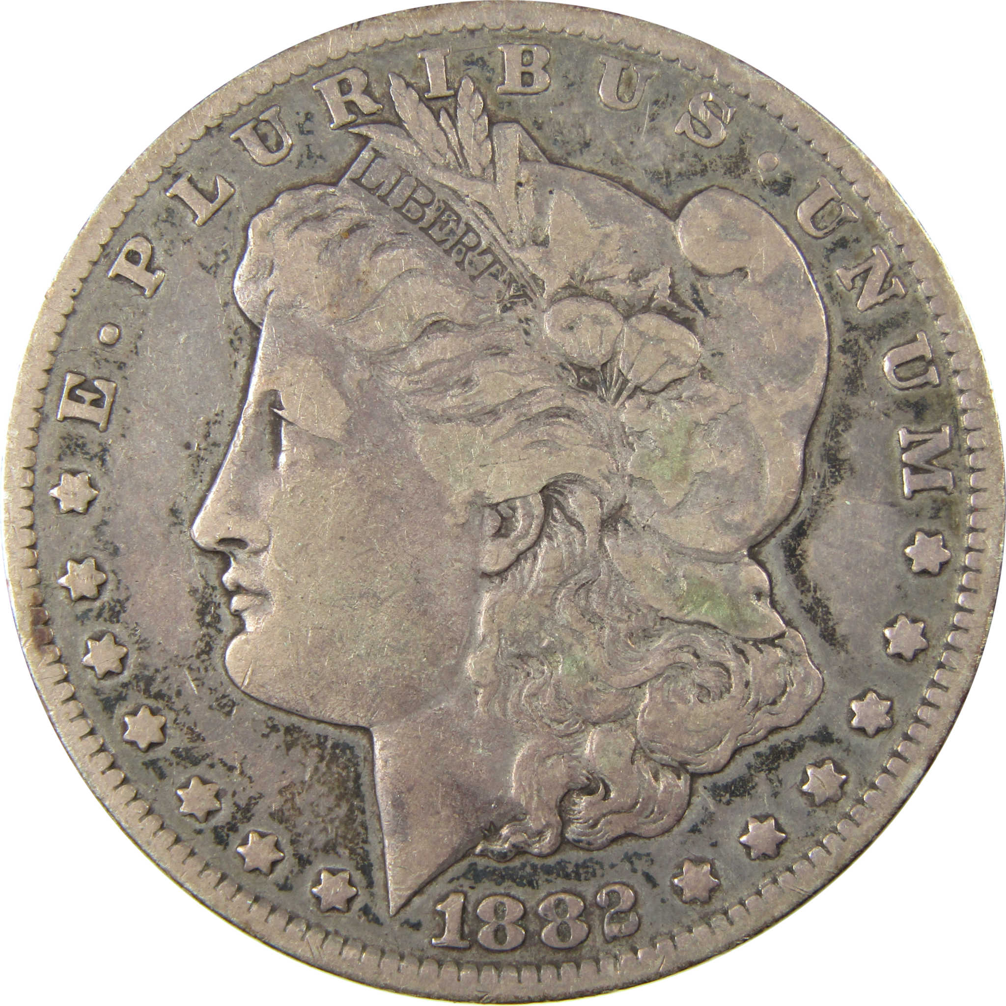 1882 CC Morgan Silver Dollar VF Very Fine Details $1 Coin SKU:CP1383 - Morgan coin - Morgan silver dollar - Morgan silver dollar for sale - Profile Coins &amp; Collectibles